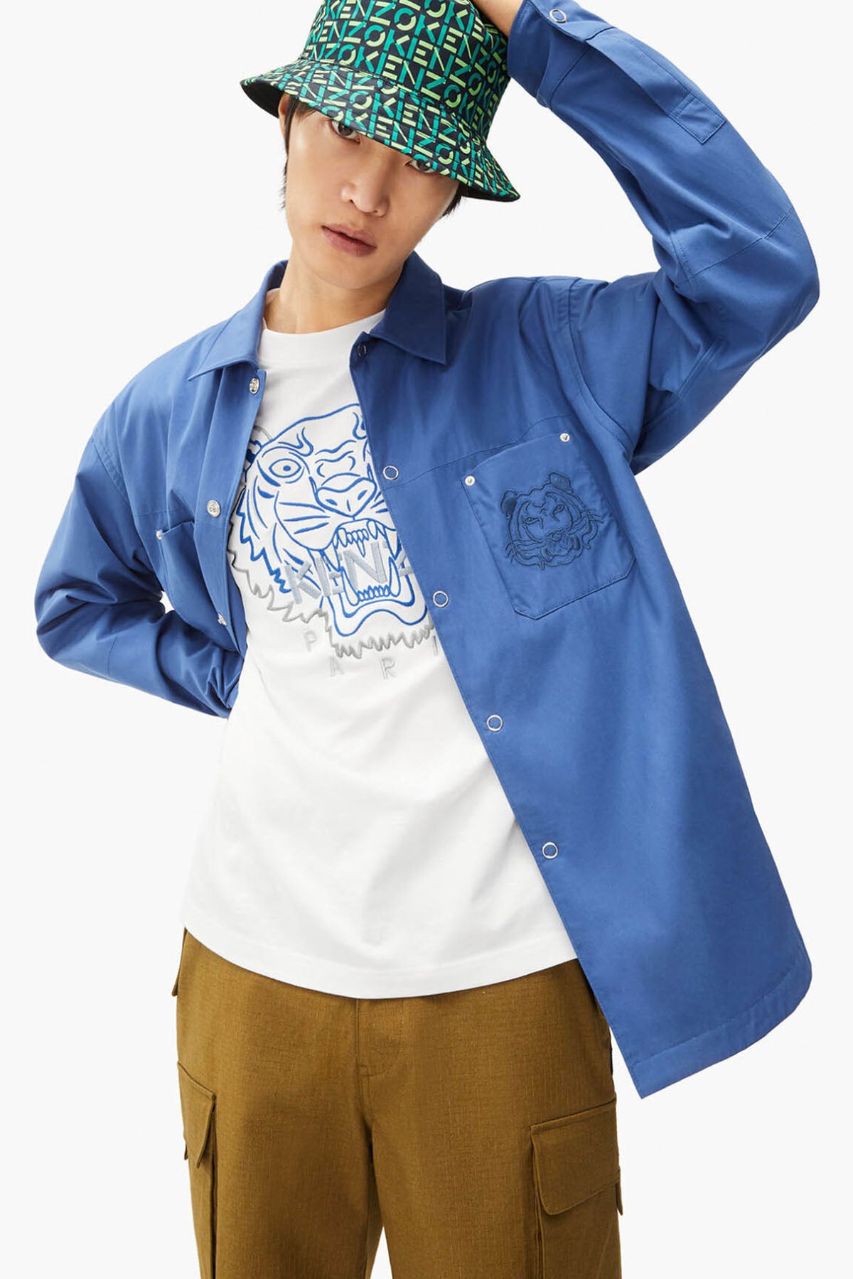 Kenzo Çıtçıt Düğmeli Gömlek Ceket-Libas Trendy Fashion Store