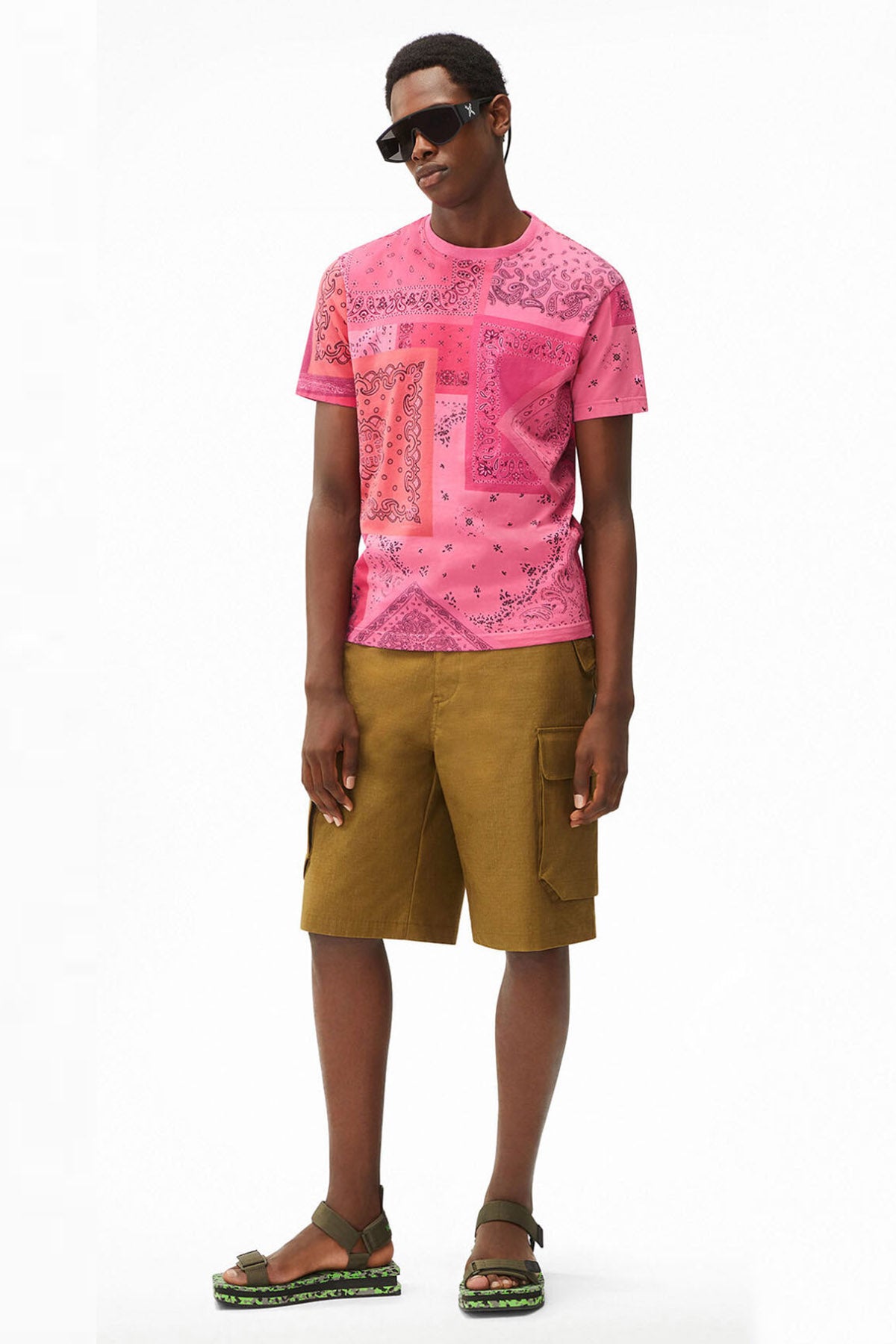 Kenzo Şal Ve Etnik Desenli T-shirt-Libas Trendy Fashion Store