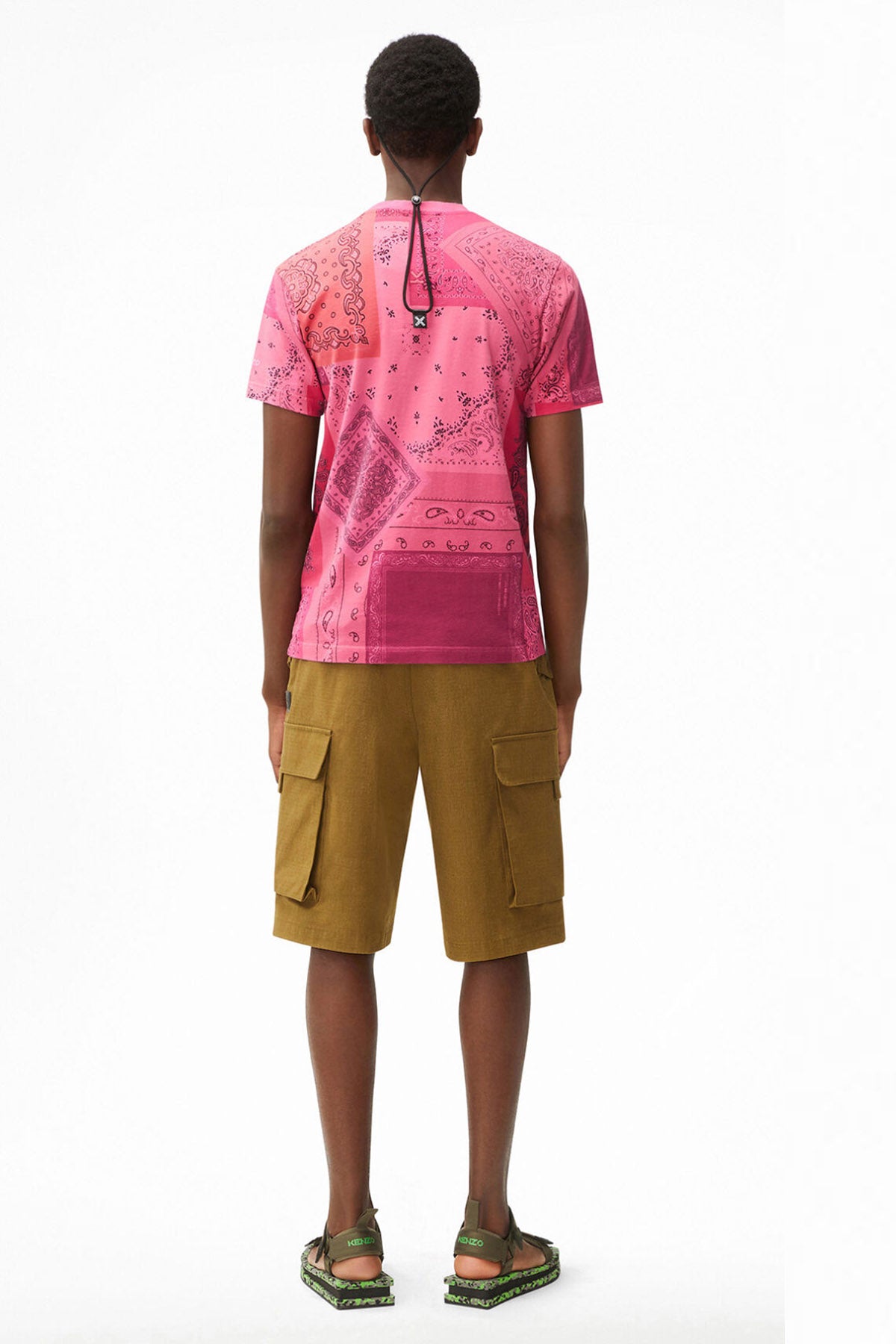 Kenzo Şal Ve Etnik Desenli T-shirt-Libas Trendy Fashion Store