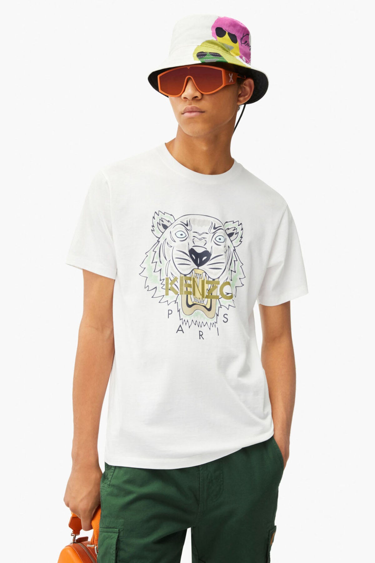 Kenzo Kaplan Logolu T-shirt-Libas Trendy Fashion Store
