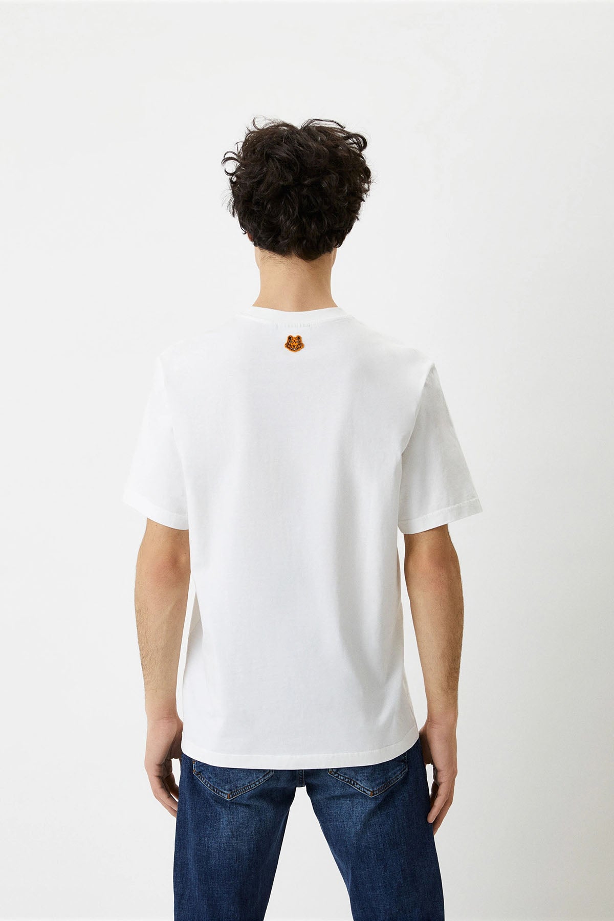 Kenzo Grafik Kaplan Logolu T-shirt-Libas Trendy Fashion Store