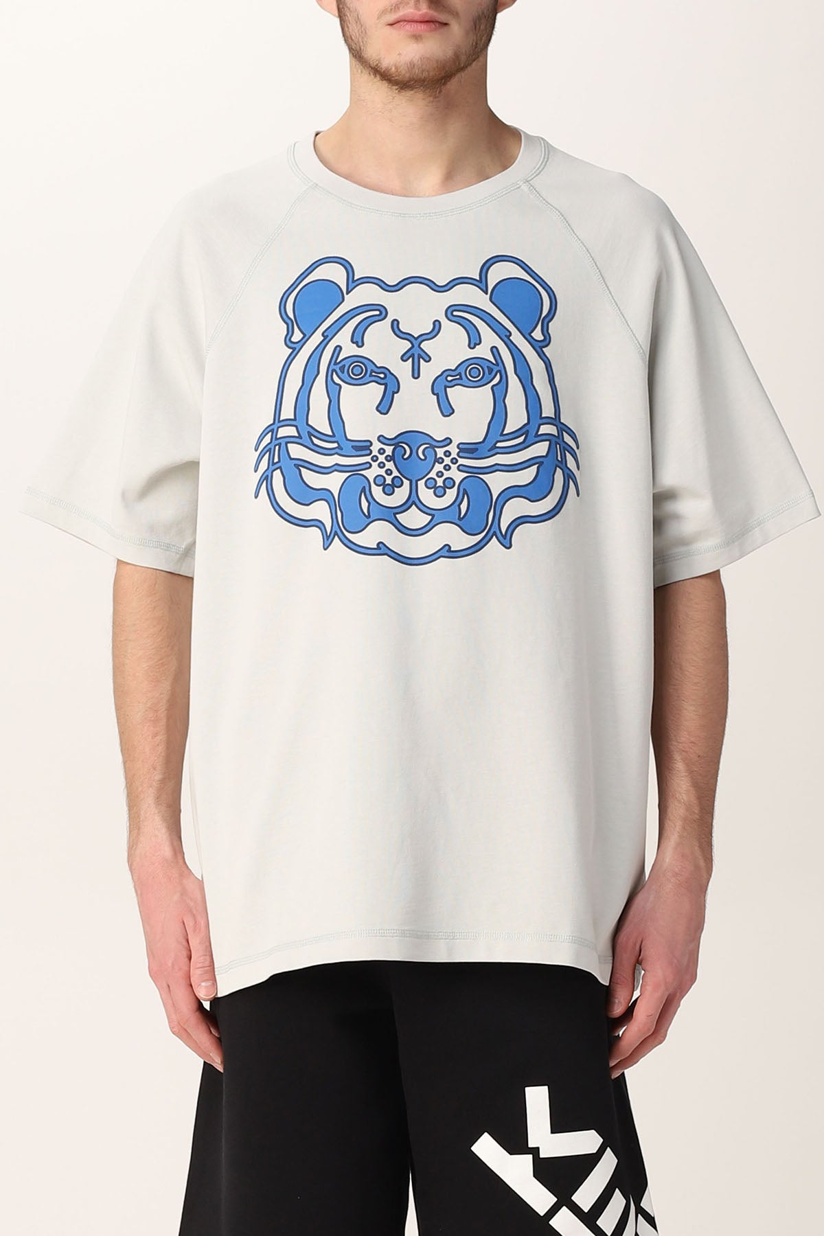 Kenzo Kaplan Logolu Geniş Kesim T-shirt-Libas Trendy Fashion Store