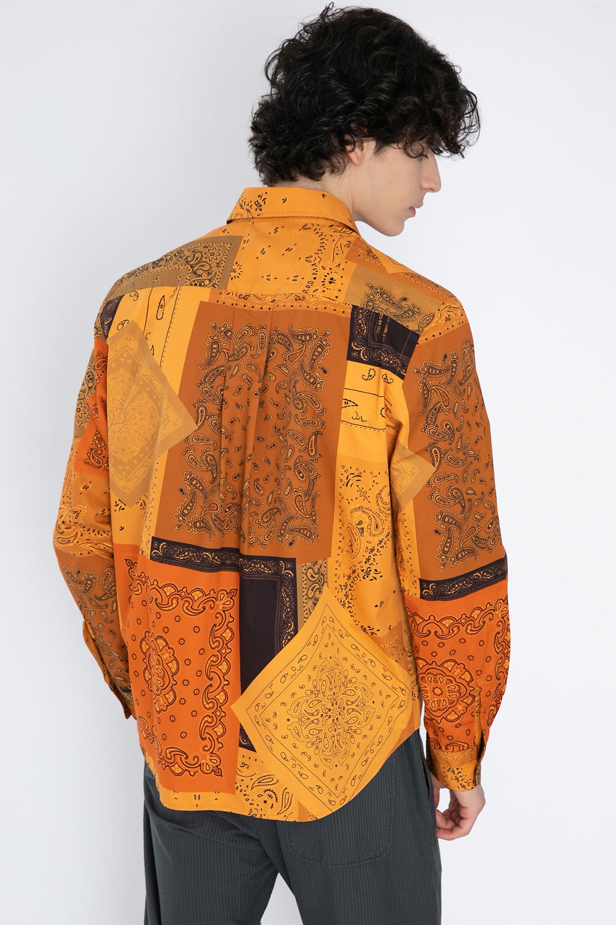 Kenzo Cep Detaylı Şal Desen Gömlek-Libas Trendy Fashion Store