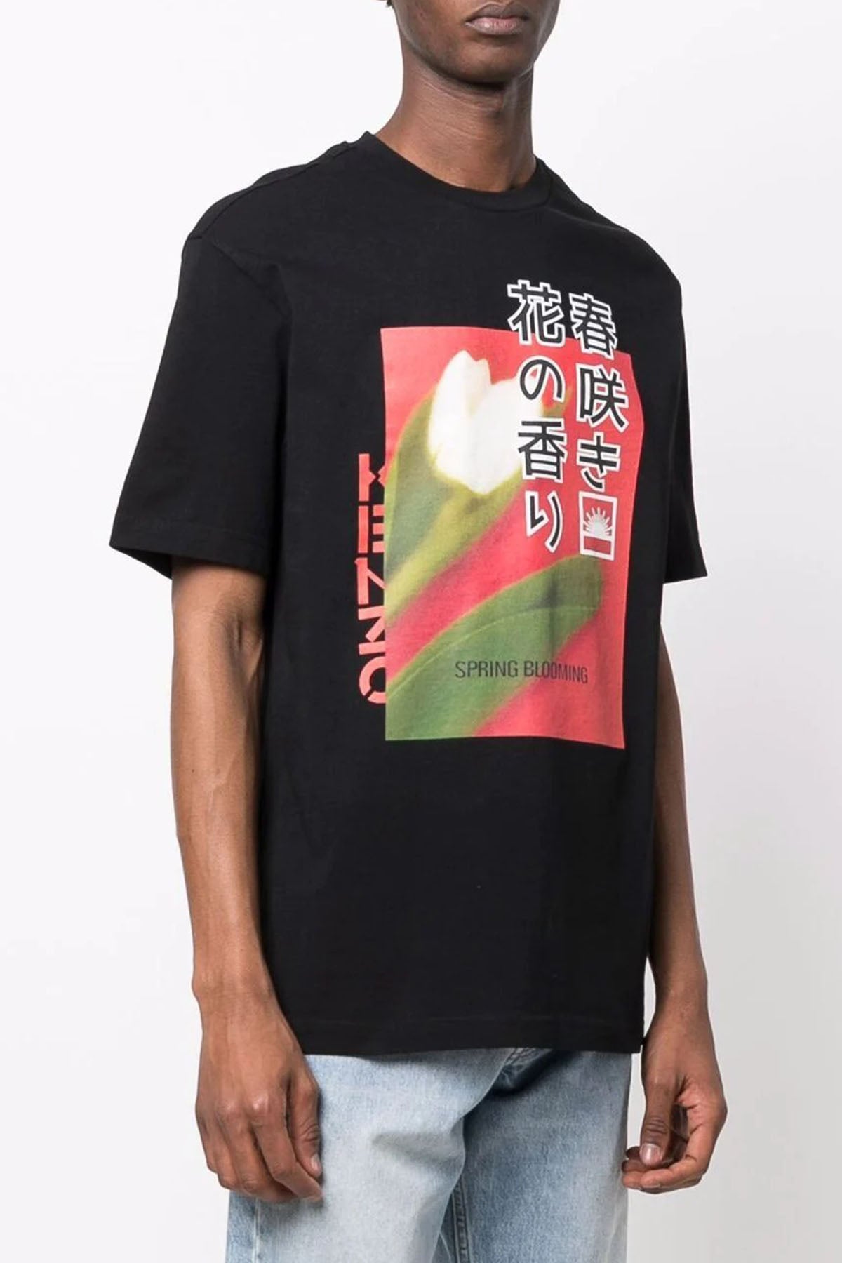 Kenzo Geniş Kesim Yuvarlak Yaka Logolu T-shirt-Libas Trendy Fashion Store