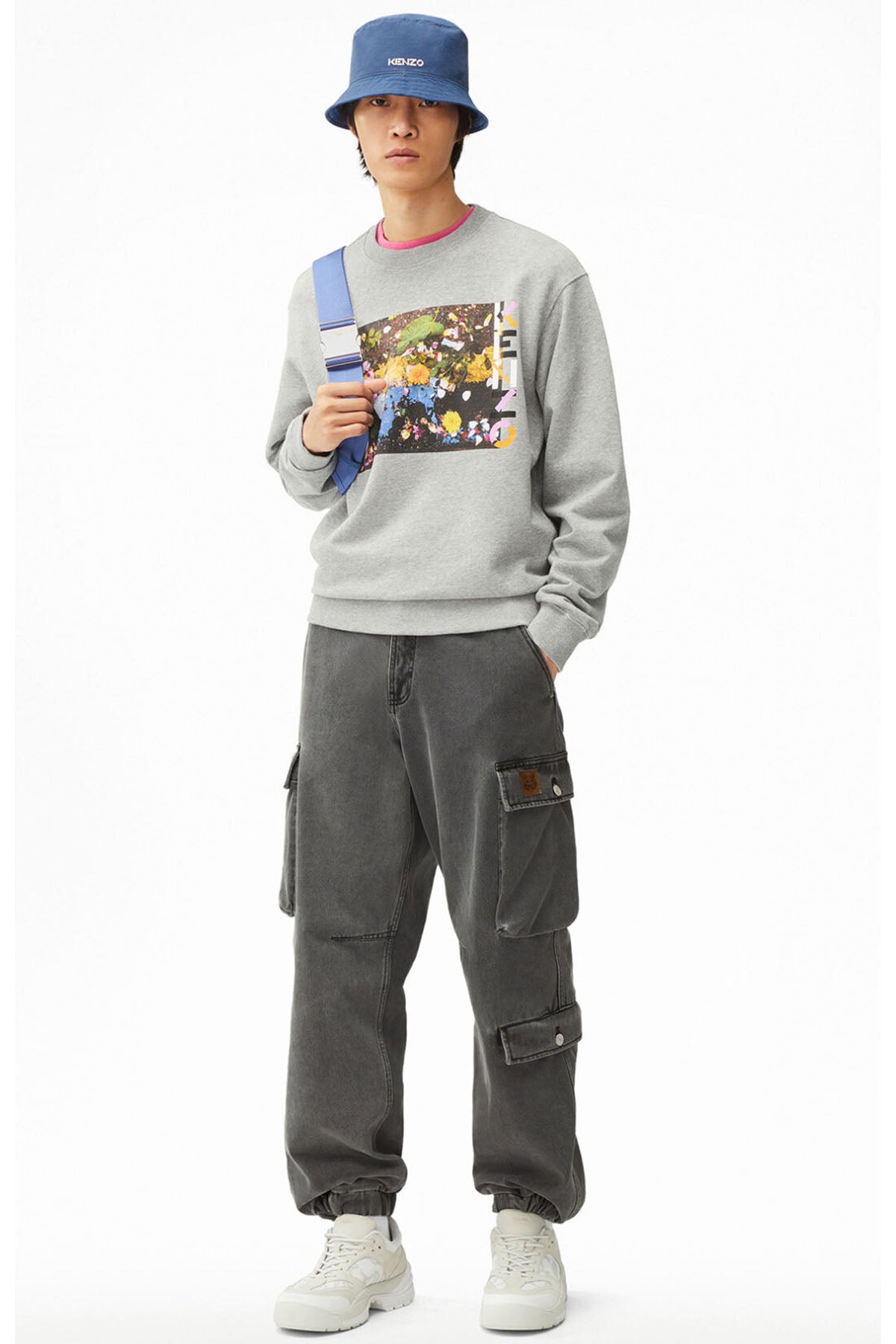 Kenzo Geniş Kesim Kargo Cepli Jeans-Libas Trendy Fashion Store