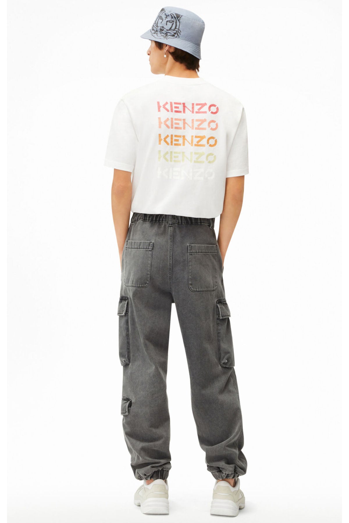 Kenzo Geniş Kesim Kargo Cepli Jeans-Libas Trendy Fashion Store