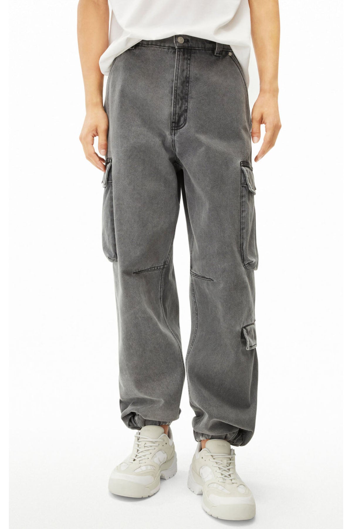 Kenzo Geniş Kesim Kargo Cepli Jeans-Libas Trendy Fashion Store