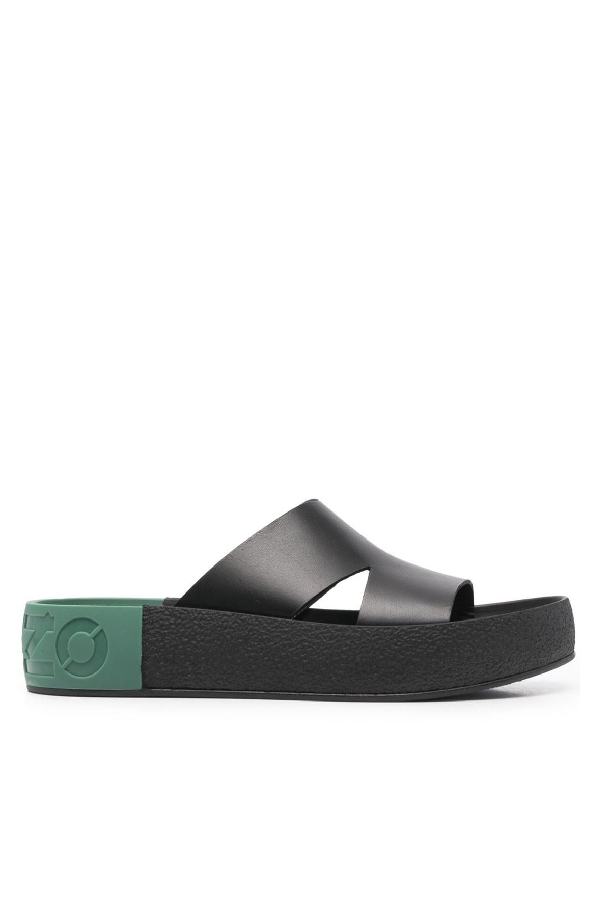 Kenzo Logolu Deri Terlik-Libas Trendy Fashion Store