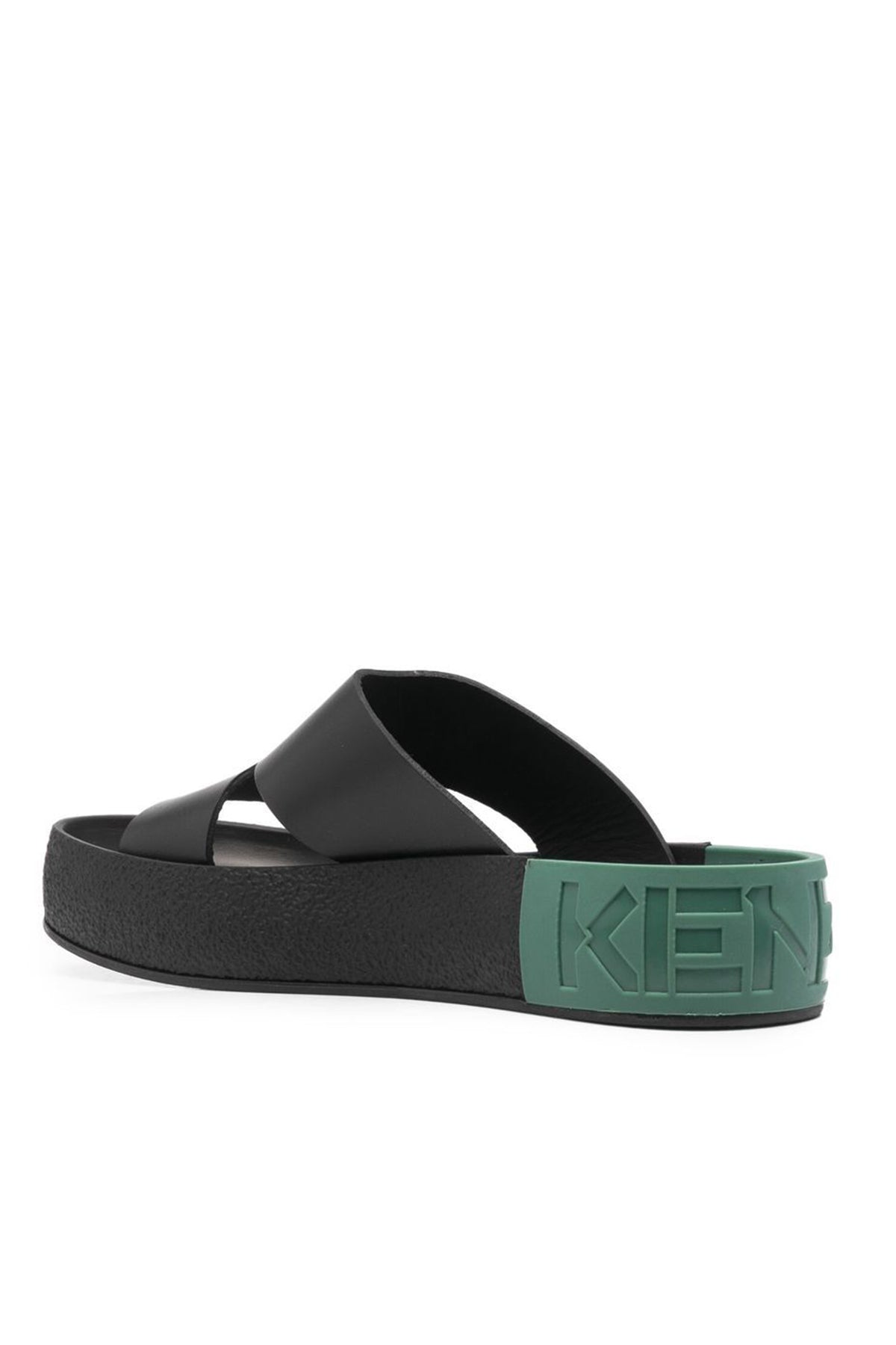 Kenzo Logolu Deri Terlik-Libas Trendy Fashion Store