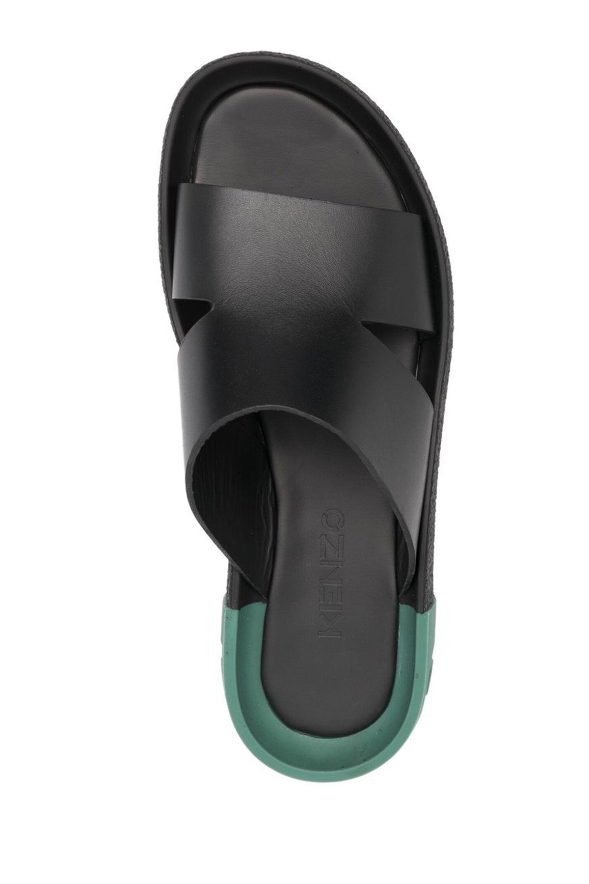 Kenzo Logolu Deri Terlik-Libas Trendy Fashion Store