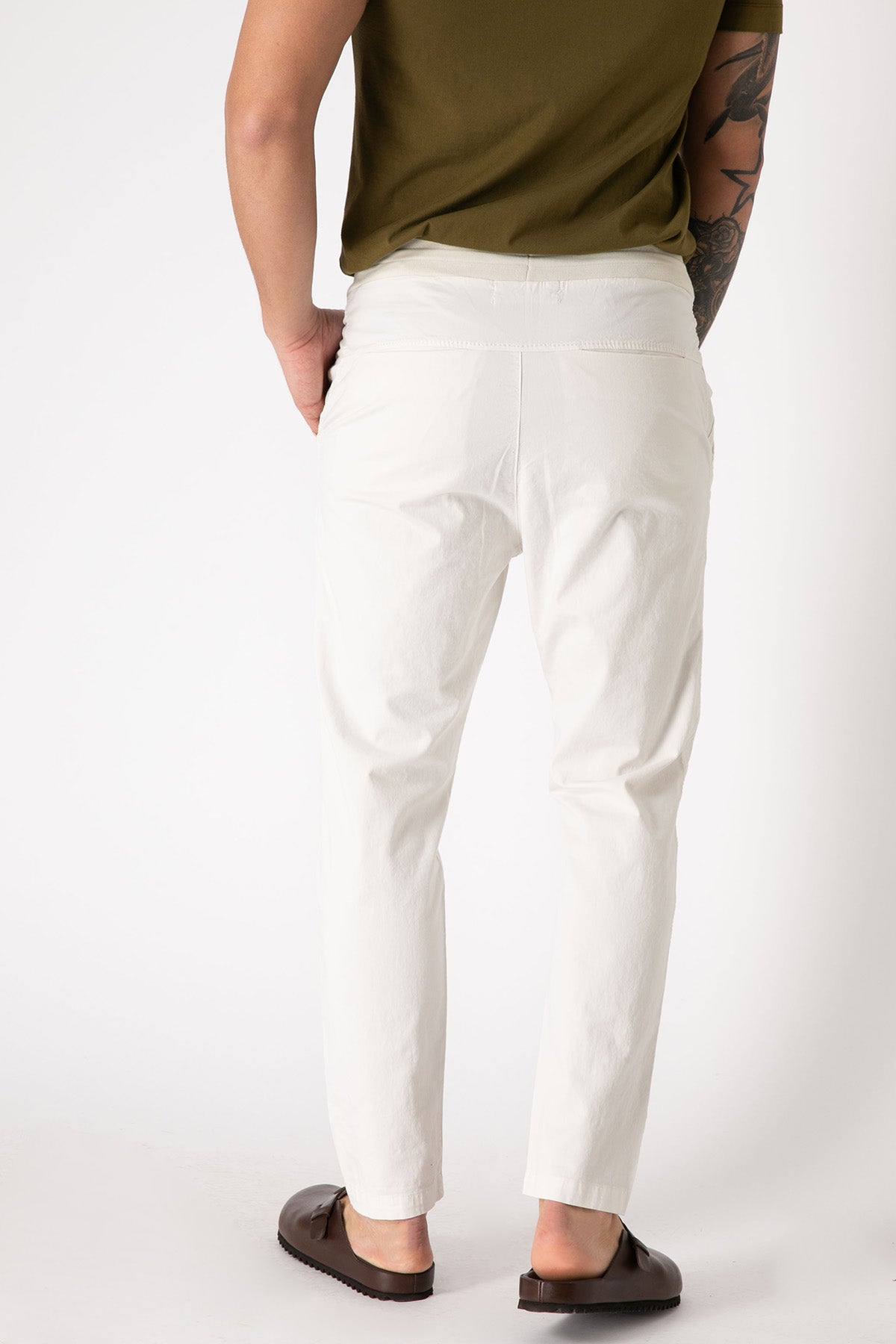 Transit Beli Lastikli Jogger Pantolon-Libas Trendy Fashion Store