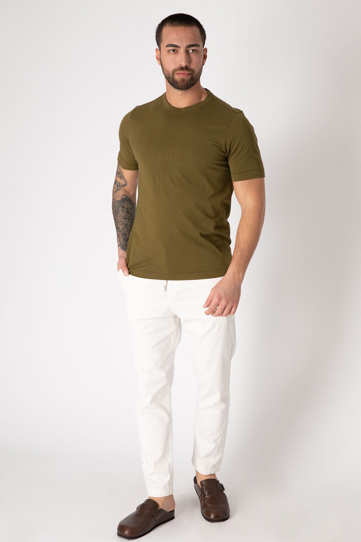 Transit Yuvarlak Yaka T-shirt-Libas Trendy Fashion Store