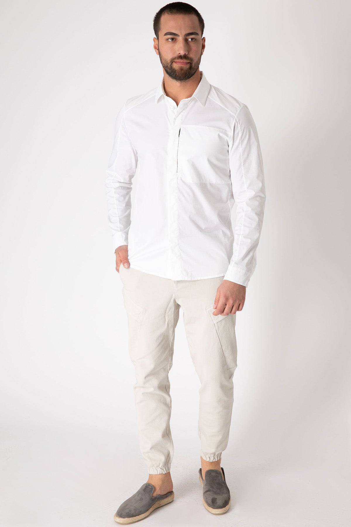 Transit Fermuarlı Cep Detaylı Gömlek-Libas Trendy Fashion Store