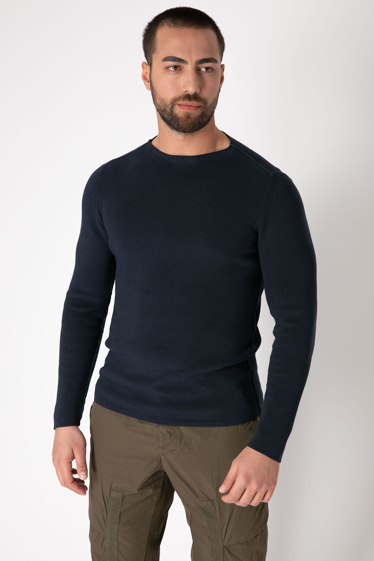 Transit Yuvarlak Yaka Örgü Triko-Libas Trendy Fashion Store