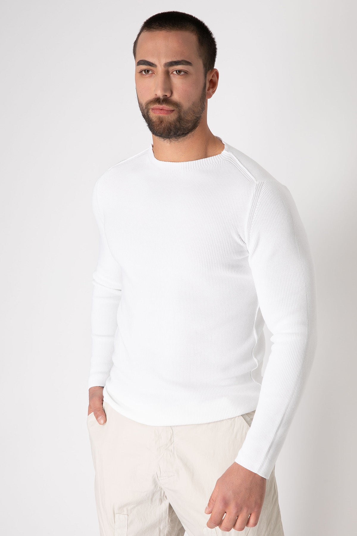 Transit Yuvarlak Yaka Örgü Triko-Libas Trendy Fashion Store