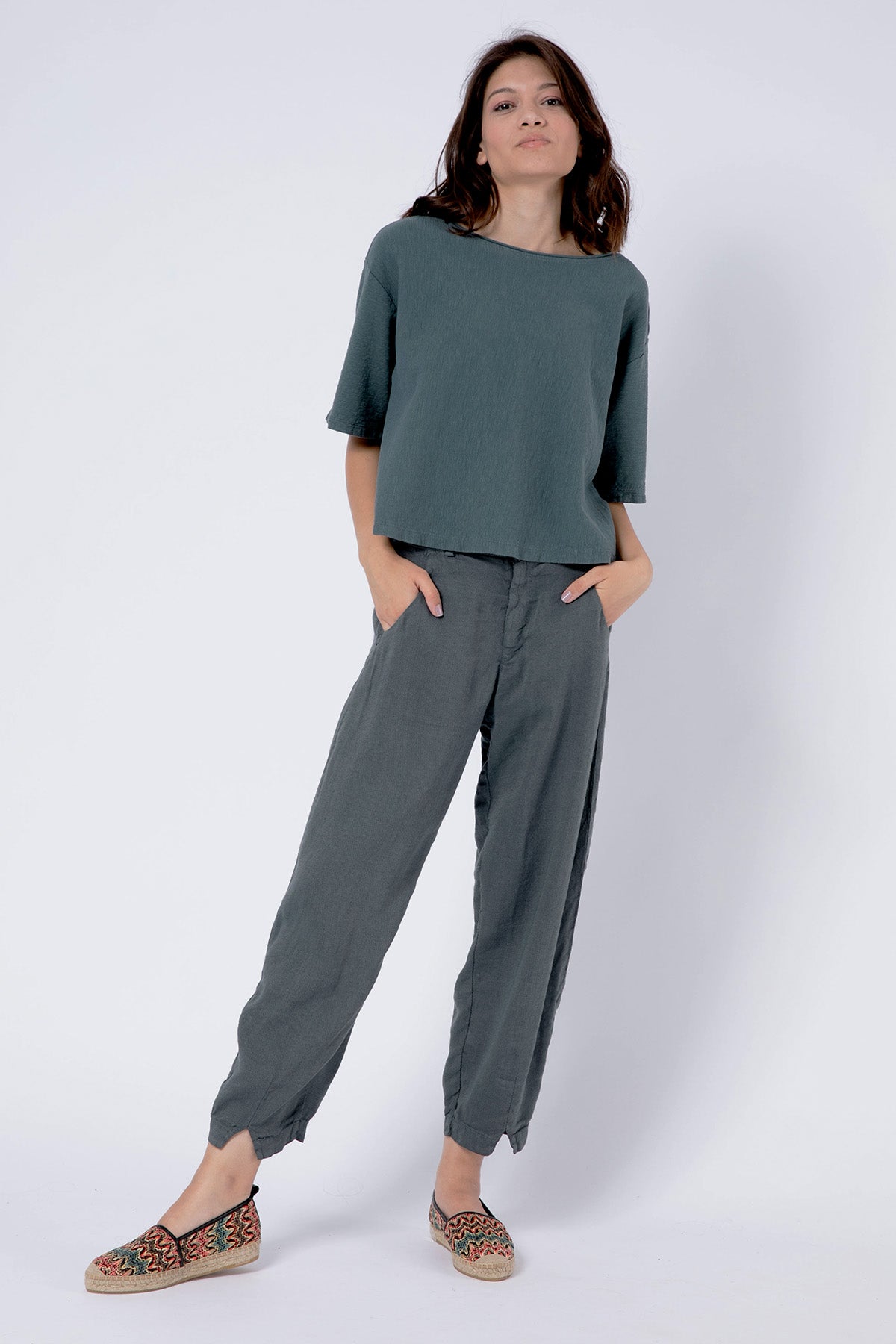 Transit Ketenli Pantolon-Libas Trendy Fashion Store