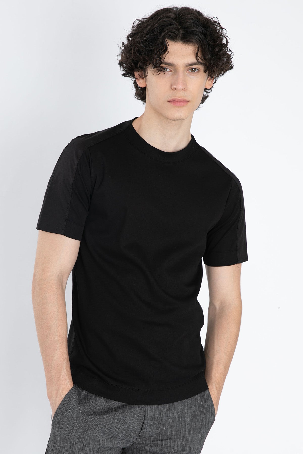 Transit Yuvarlak Yaka T-shirt-Libas Trendy Fashion Store