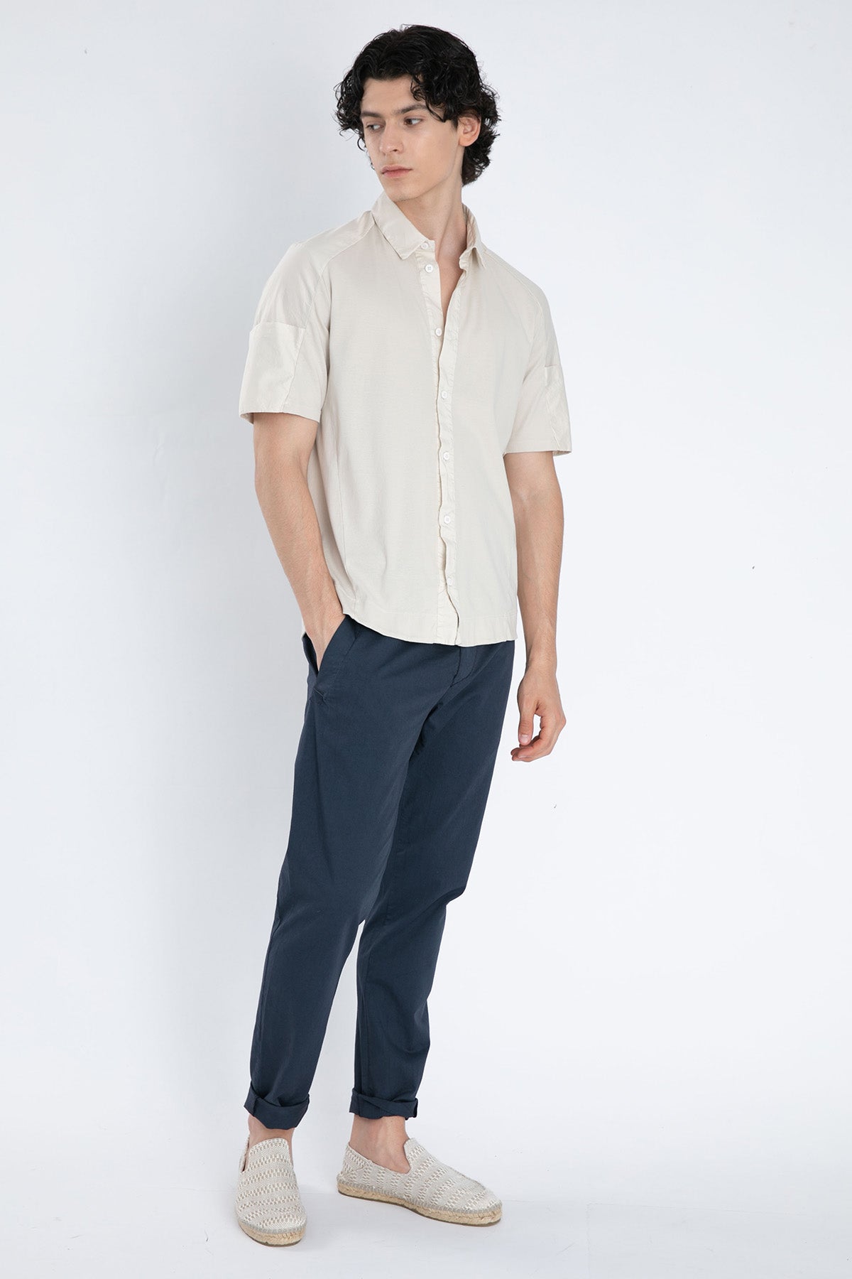 Transit Streç Kısa Kollu Gömlek-Libas Trendy Fashion Store