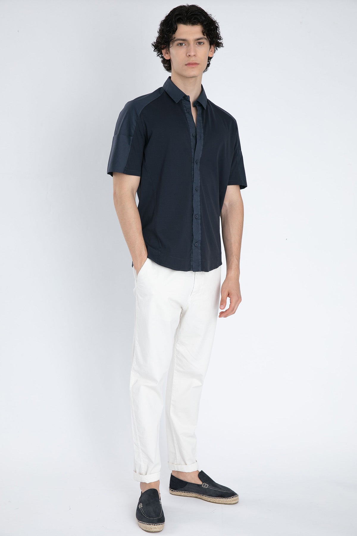 Transit Streç Kısa Kollu Gömlek-Libas Trendy Fashion Store