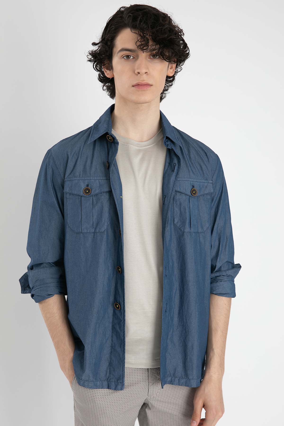 Manuel Ritz Kapak Cepli Gömlek Ceket-Libas Trendy Fashion Store