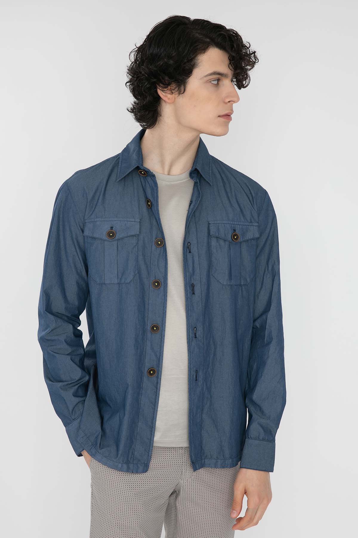 Manuel Ritz Kapak Cepli Gömlek Ceket-Libas Trendy Fashion Store