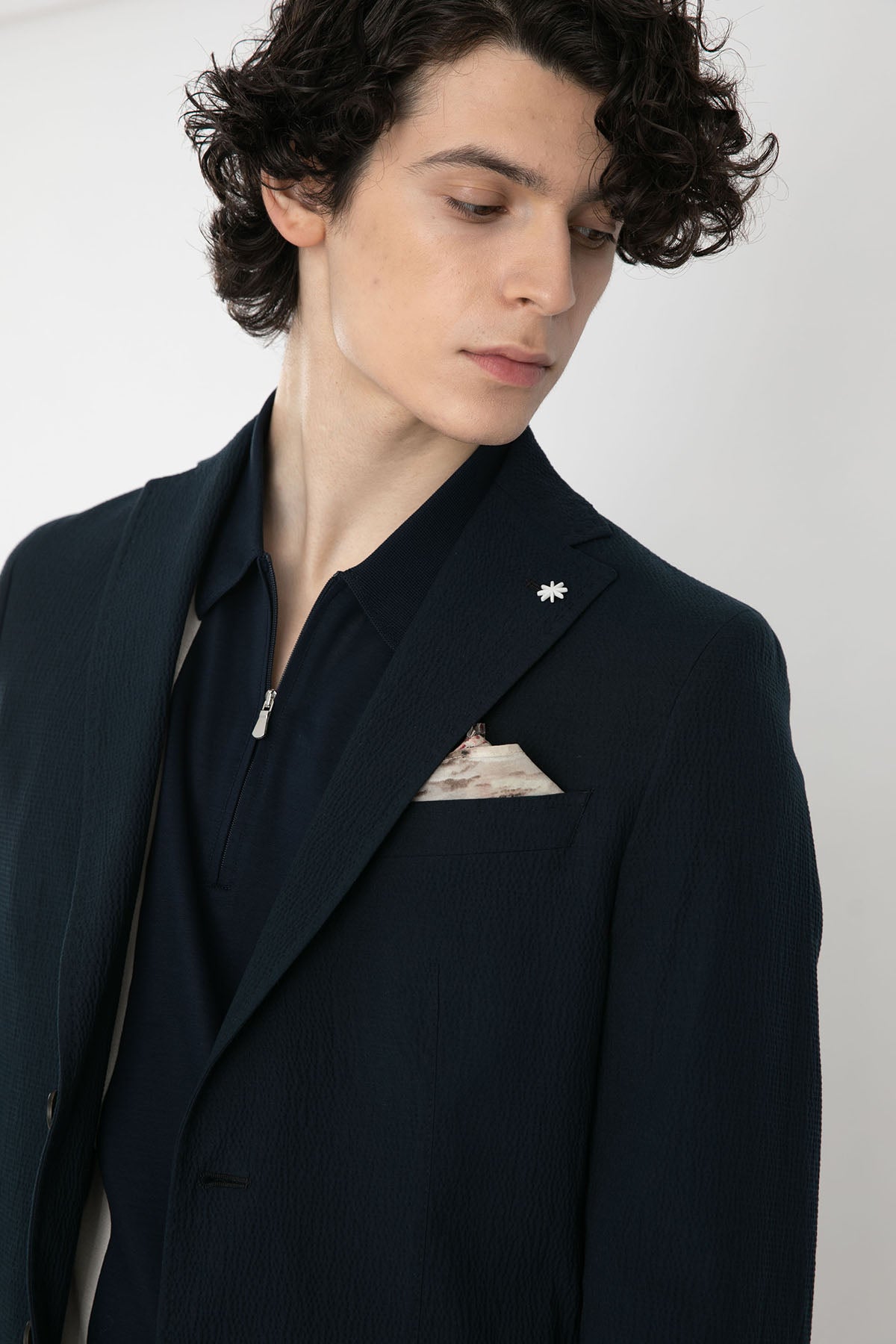 Manuel Ritz Çift Düğme Gofre Ceket-Libas Trendy Fashion Store