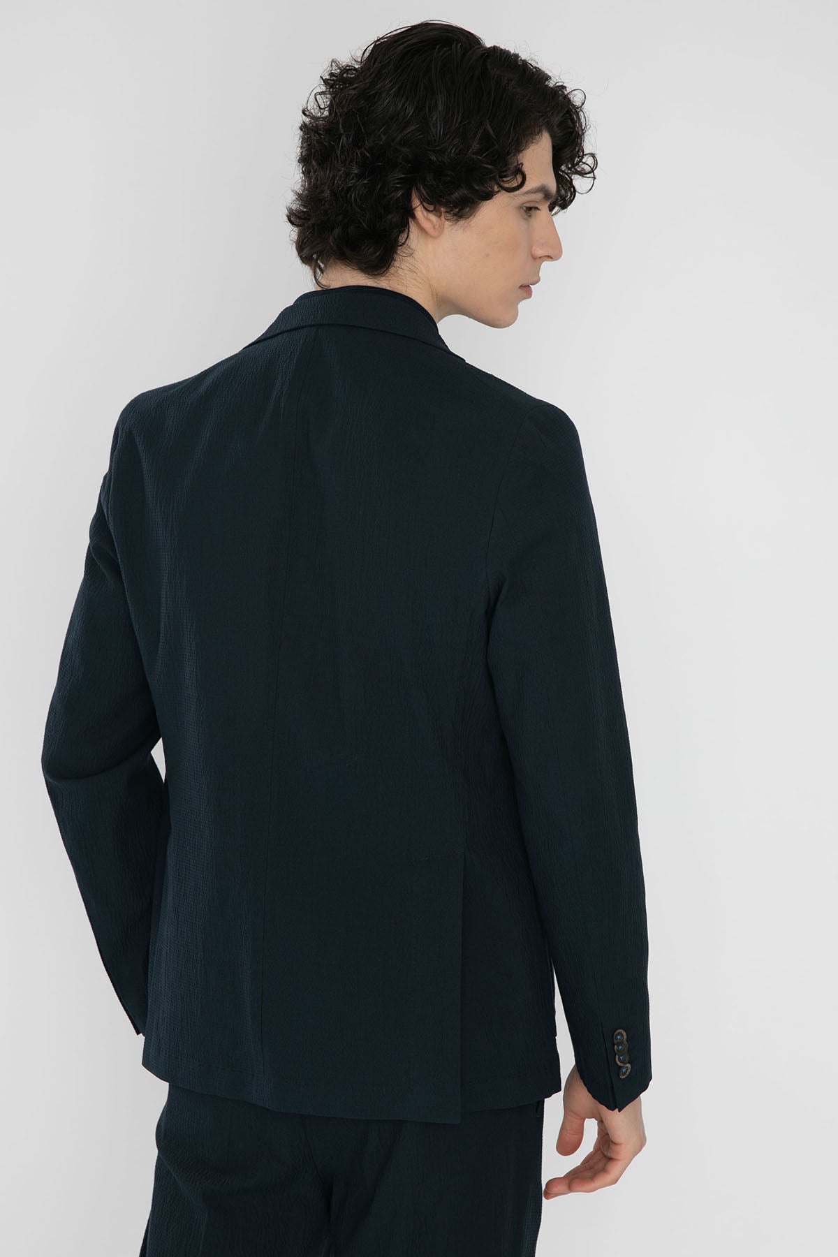 Manuel Ritz Çift Düğme Gofre Ceket-Libas Trendy Fashion Store