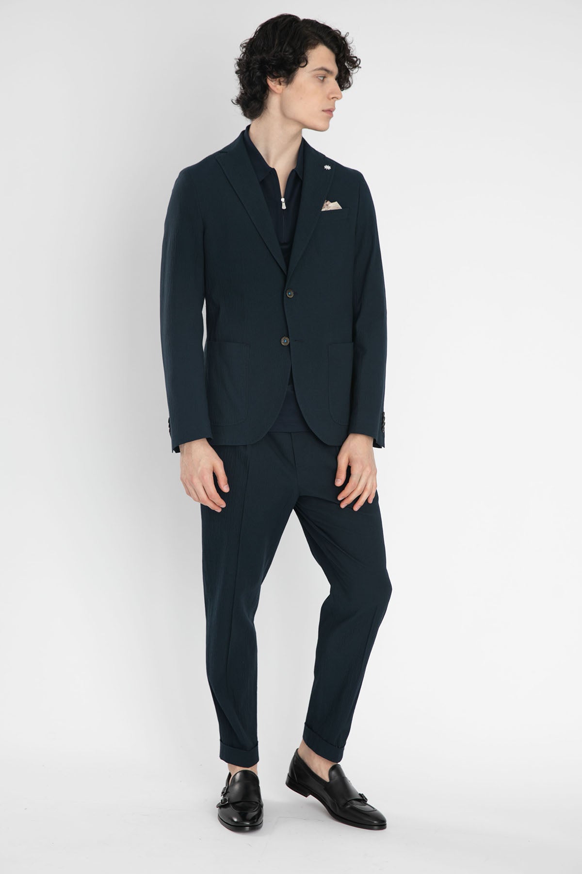 Manuel Ritz Çift Düğme Gofre Ceket-Libas Trendy Fashion Store