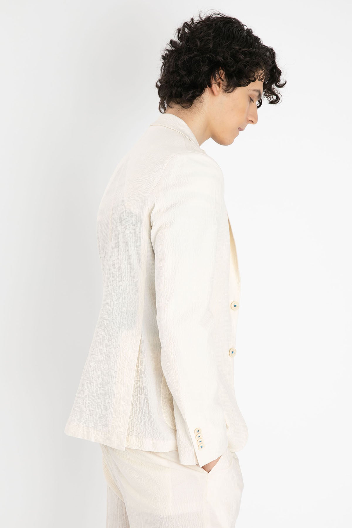 Manuel Ritz Çift Düğme Gofre Ceket-Libas Trendy Fashion Store