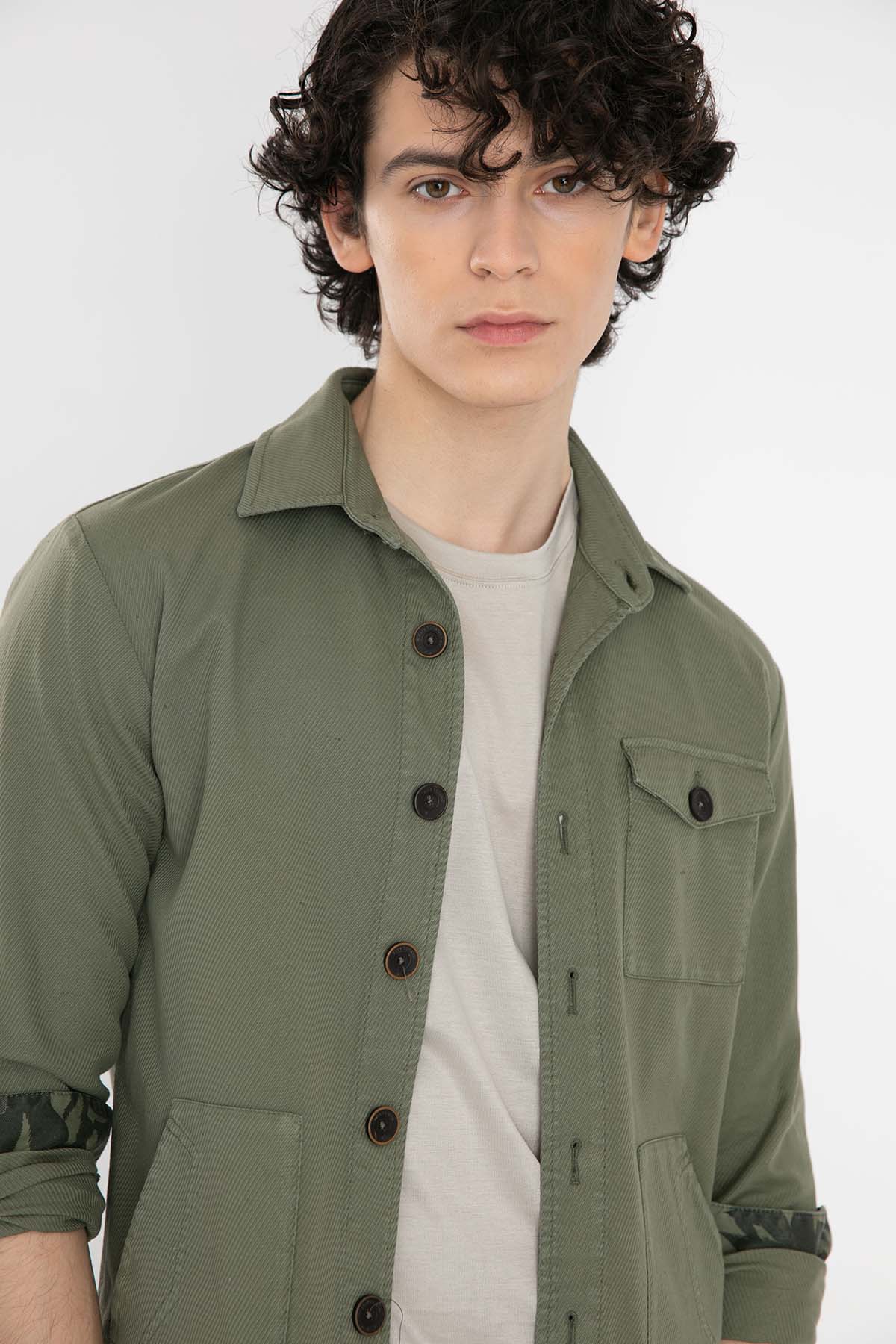 Manuel Ritz Kapak Cepli Gömlek Ceket-Libas Trendy Fashion Store