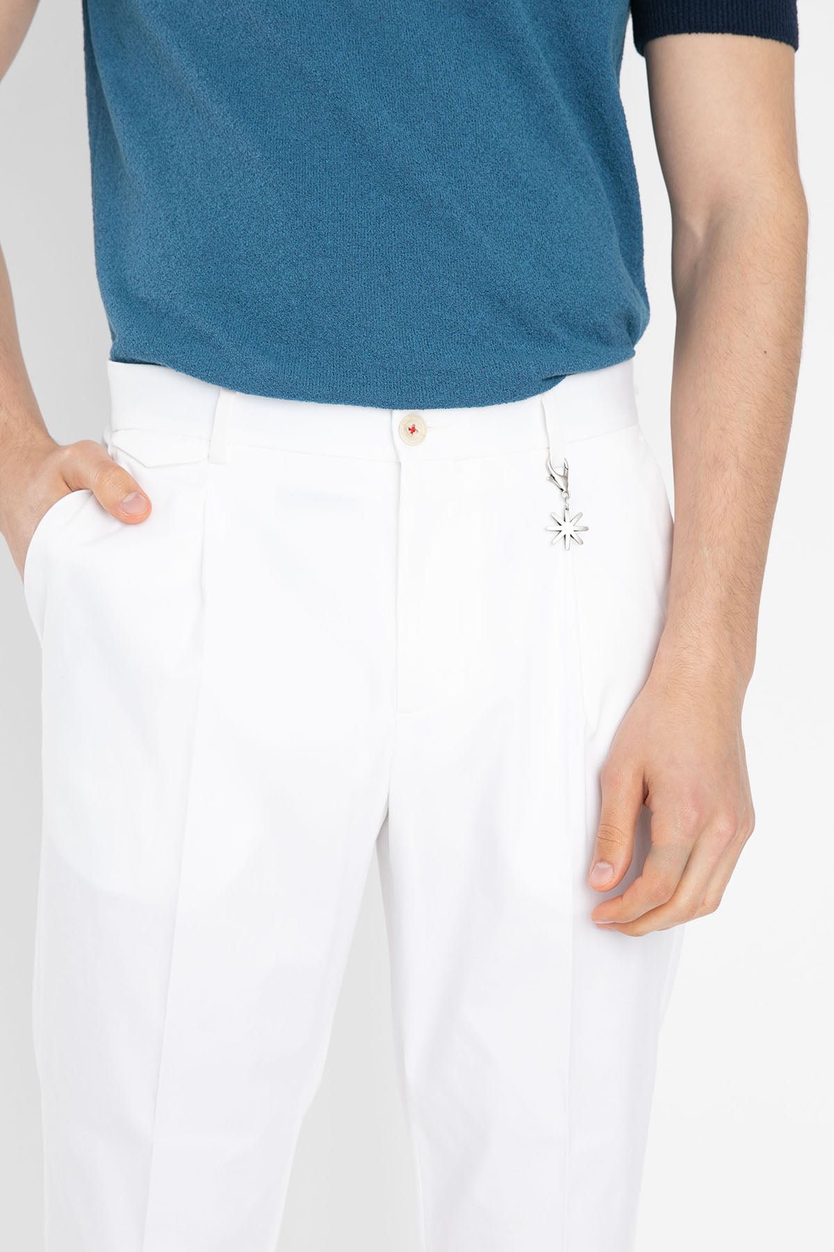 Manuel Ritz Tek Pile Duble Paça Pantolon-Libas Trendy Fashion Store