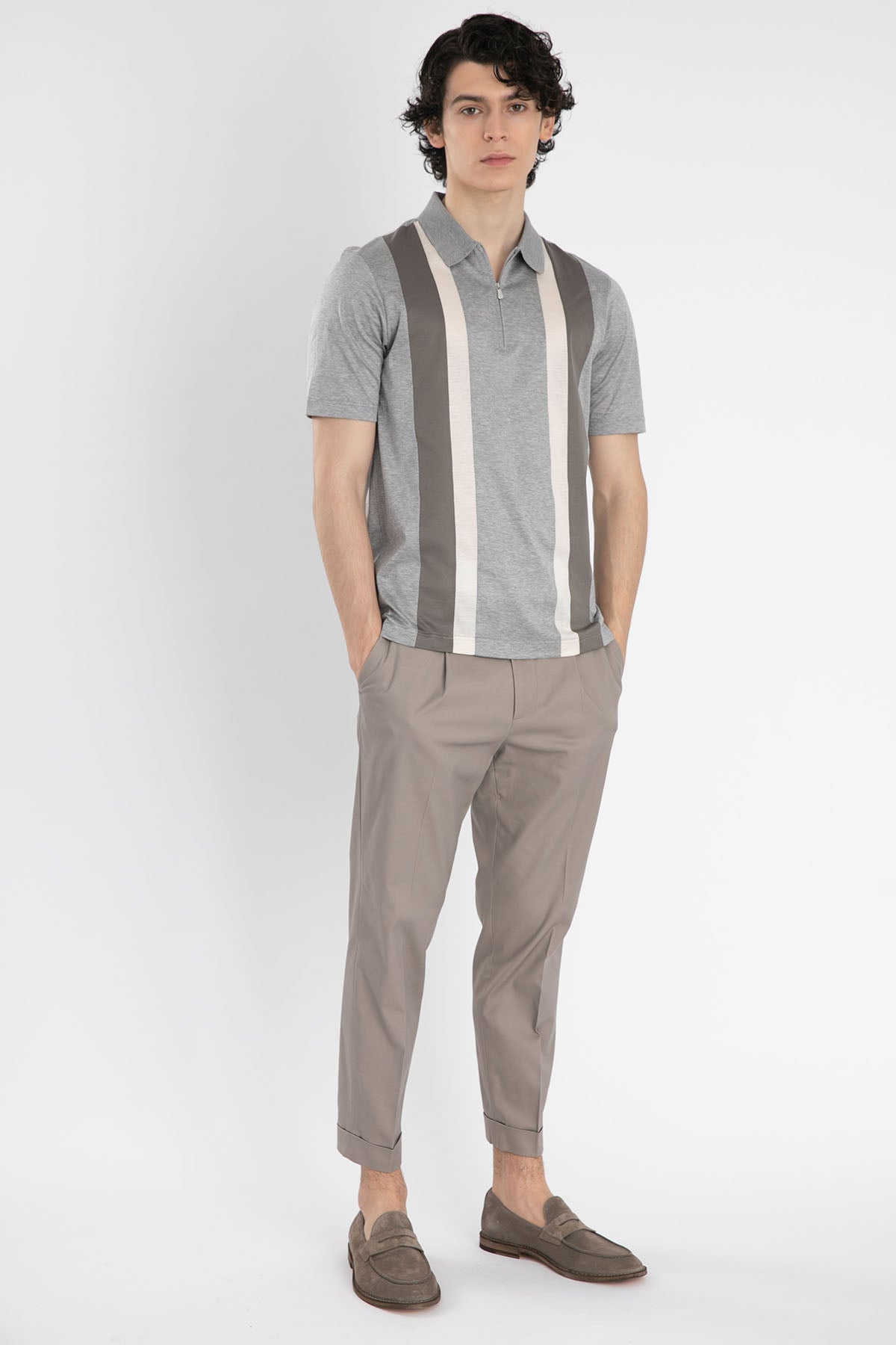 Manuel Ritz Tek Pile Duble Paça Pantolon-Libas Trendy Fashion Store