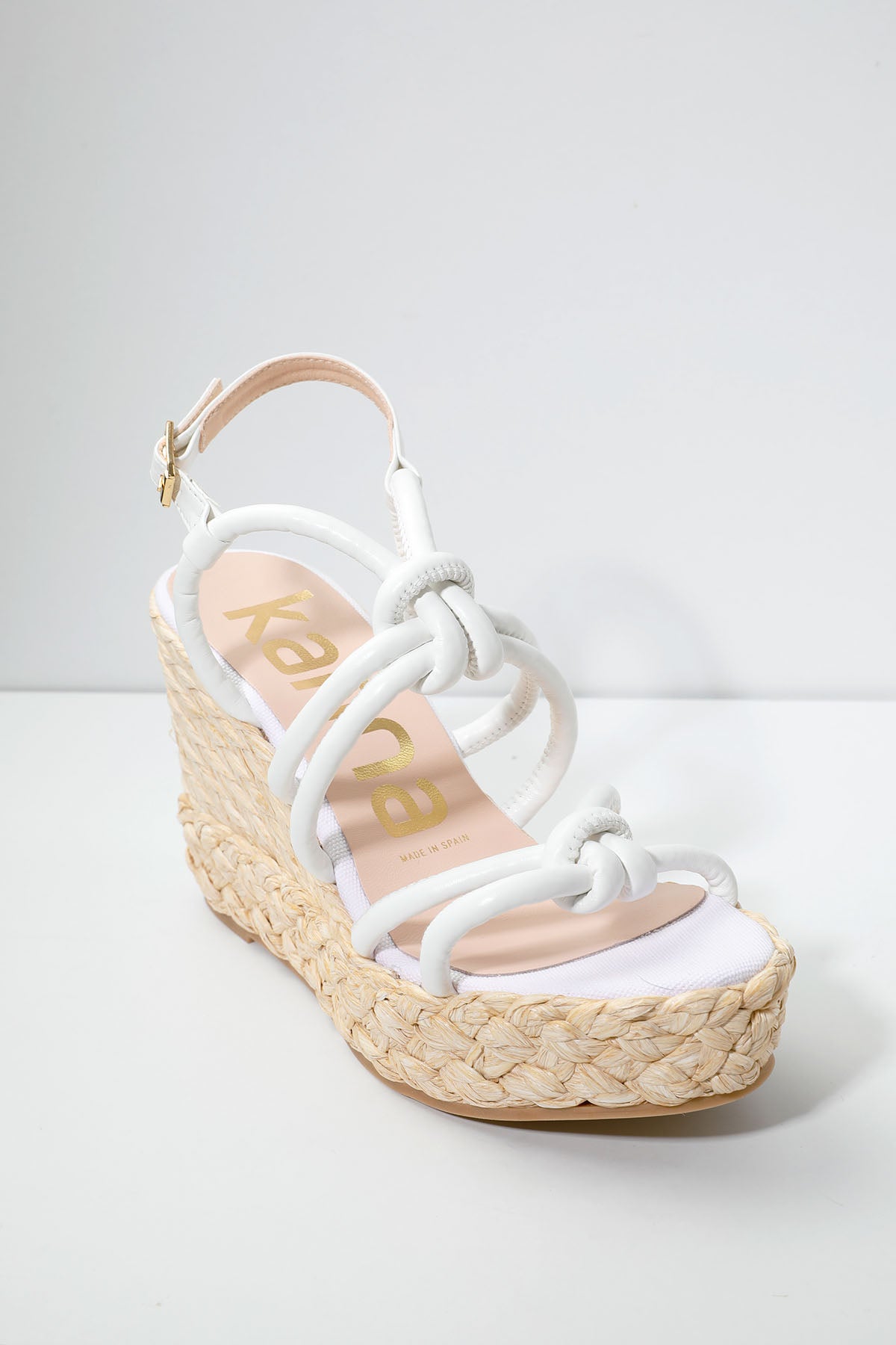 Kanna Hasır Dolgu Topuklu Sandalet-Libas Trendy Fashion Store