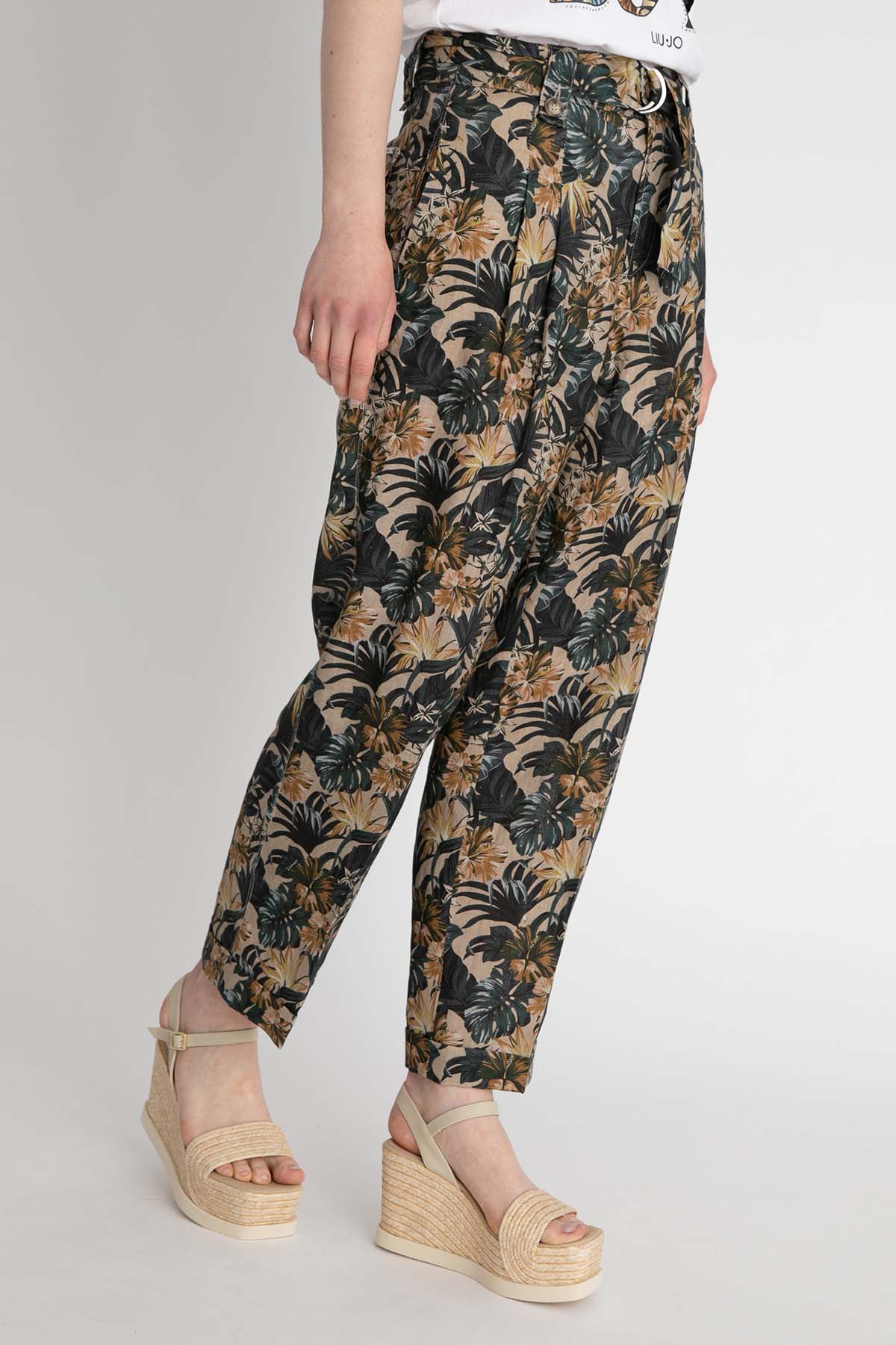 Kanna Küt Burun Dolgu Topuk Hasır Sandalet-Libas Trendy Fashion Store