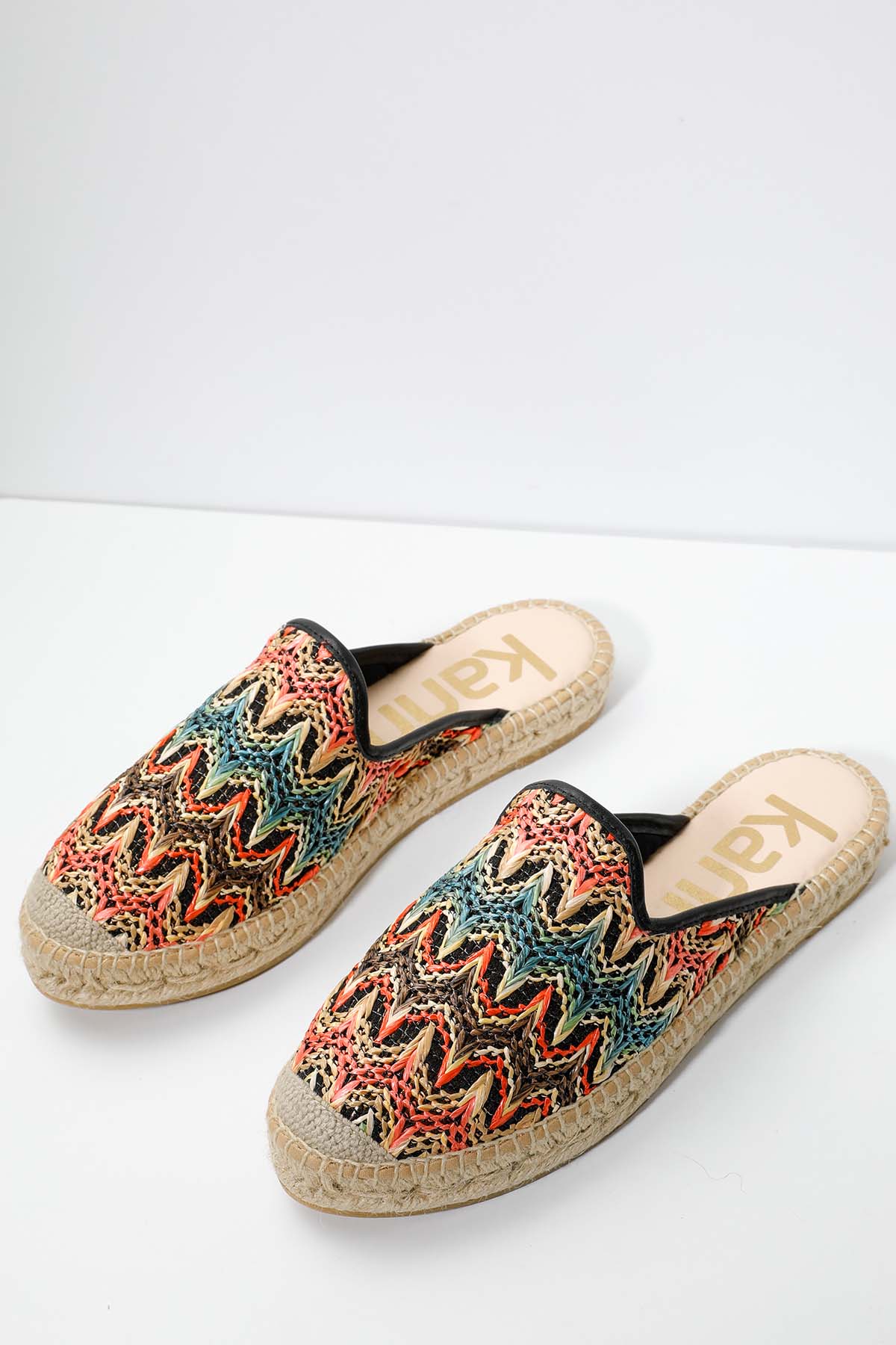 Kanna Hasır Örgü Espadril Terlik-Libas Trendy Fashion Store