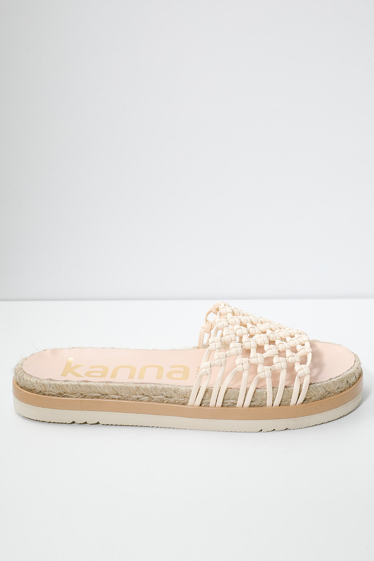 Kanna Örgü Detaylı Deri Terlik-Libas Trendy Fashion Store