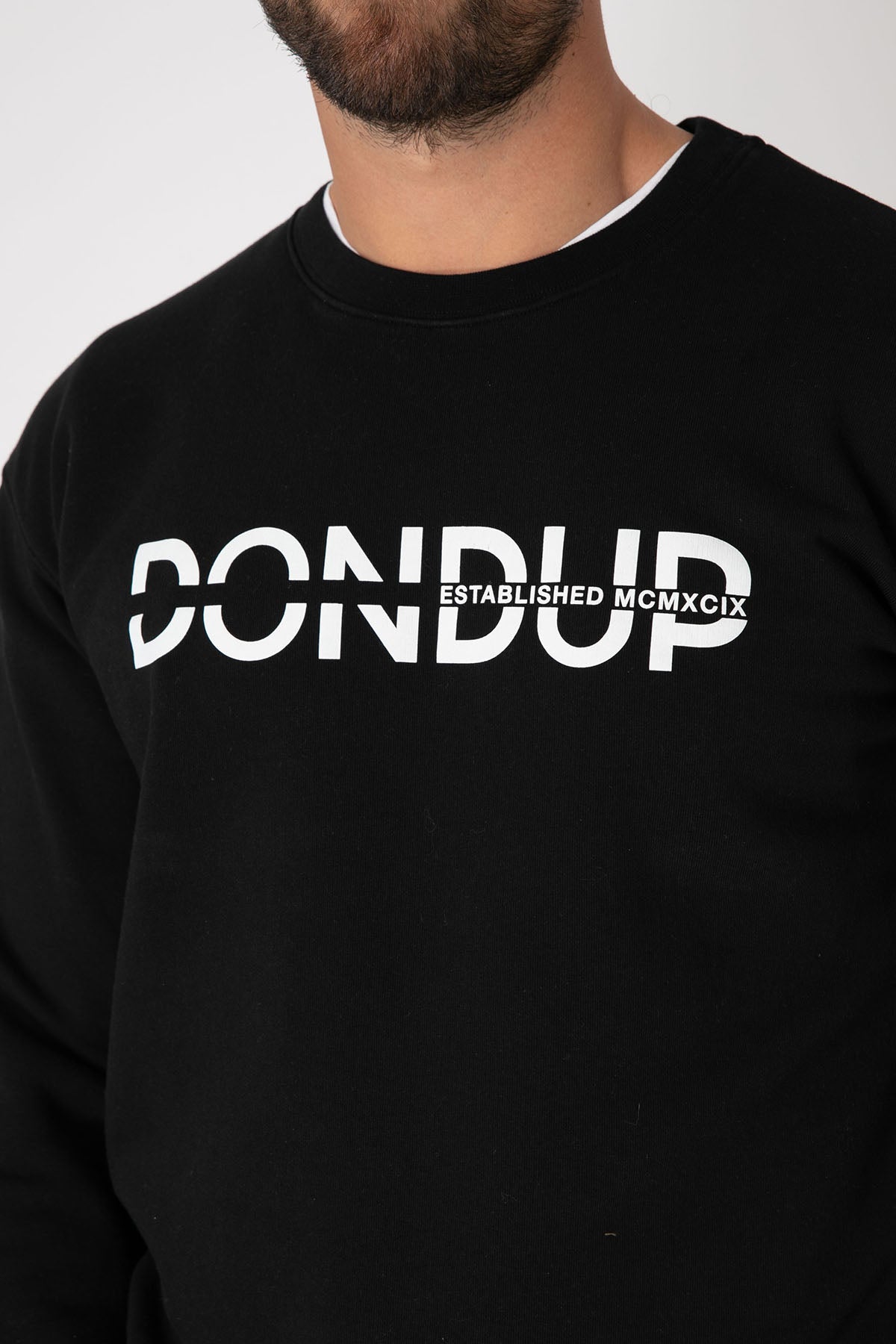 Dondup Logolu Yuvarlak Yaka Sweatshirt-Libas Trendy Fashion Store