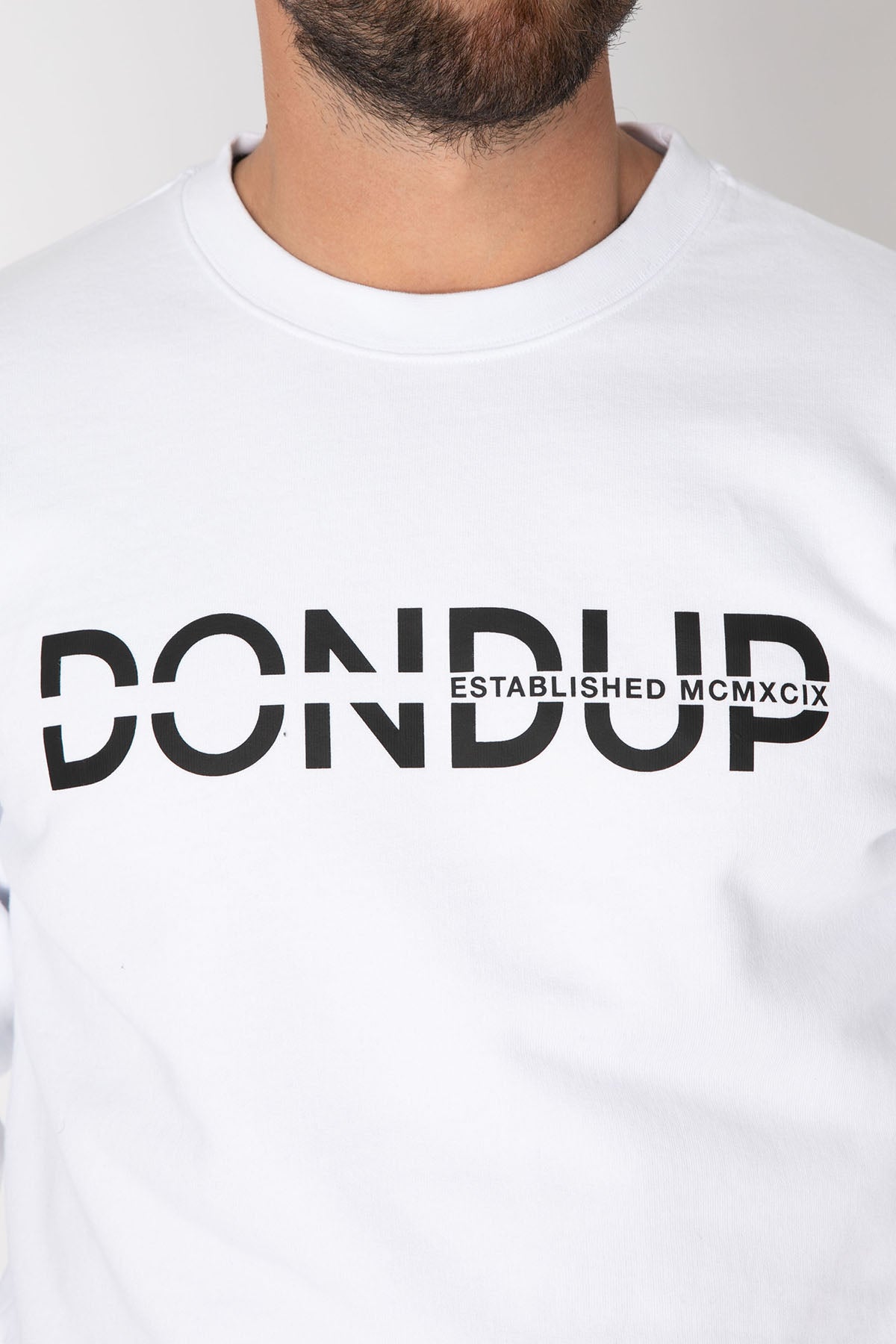 Dondup Logolu Yuvarlak Yaka Sweatshirt-Libas Trendy Fashion Store