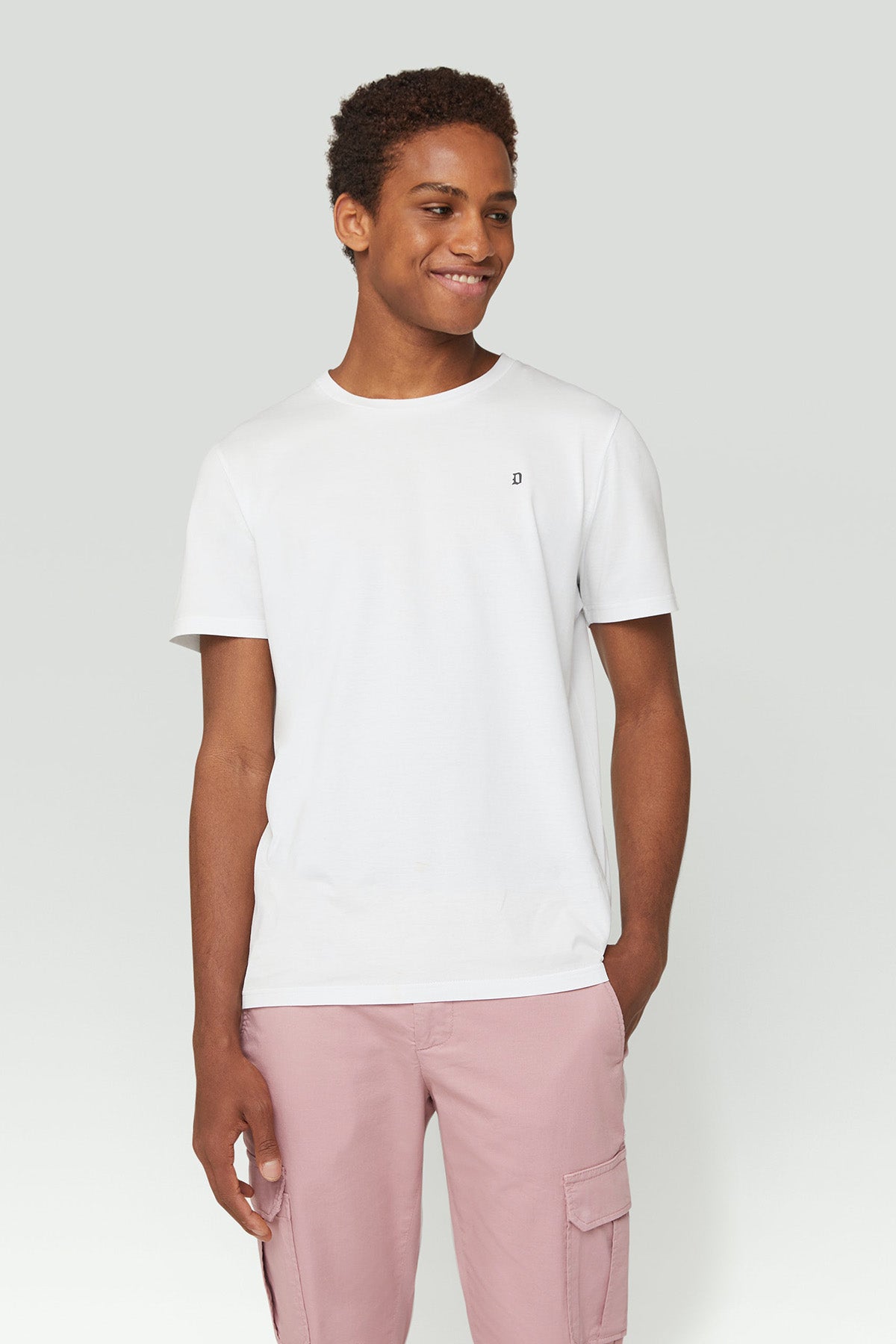 Dondup Logolu Yuvarlak Yaka T-shirt-Libas Trendy Fashion Store