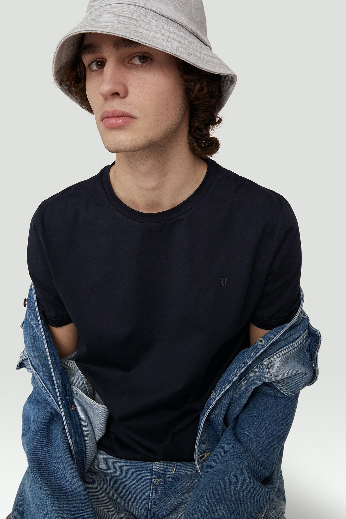 Dondup Logolu Yuvarlak Yaka T-shirt-Libas Trendy Fashion Store