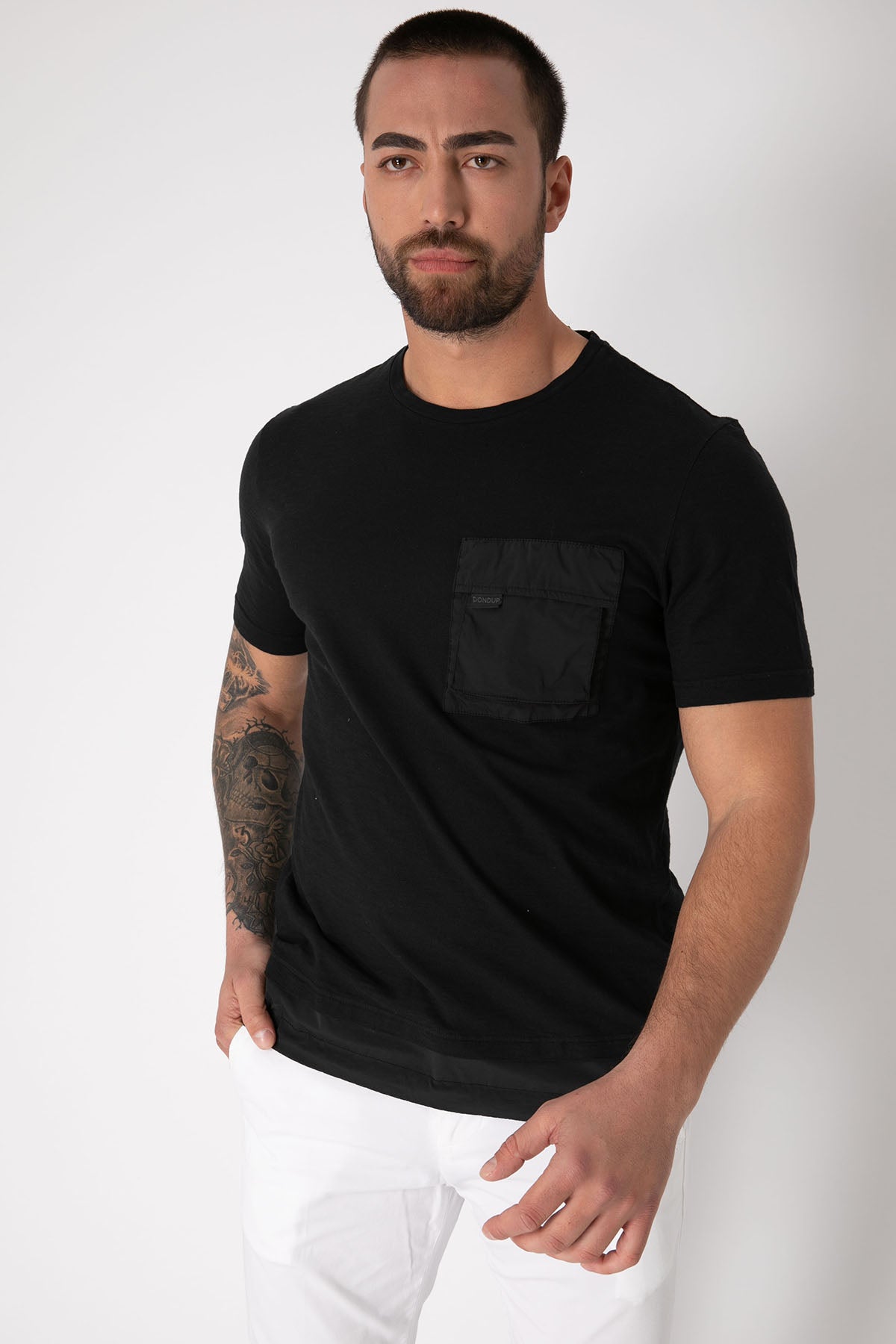 Dondup Etek Ucu Büzgülü Cep Detaylı T-shirt-Libas Trendy Fashion Store