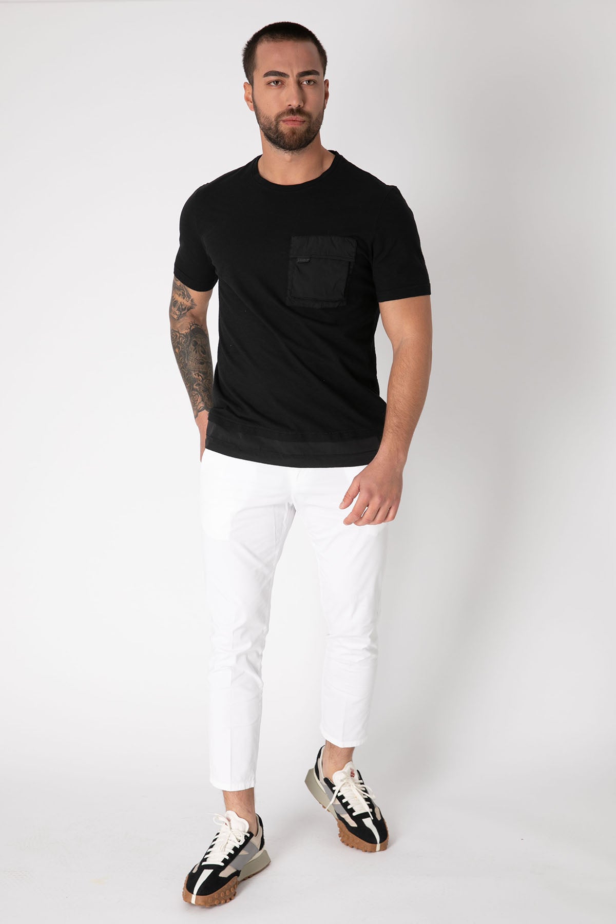 Dondup Etek Ucu Büzgülü Cep Detaylı T-shirt-Libas Trendy Fashion Store