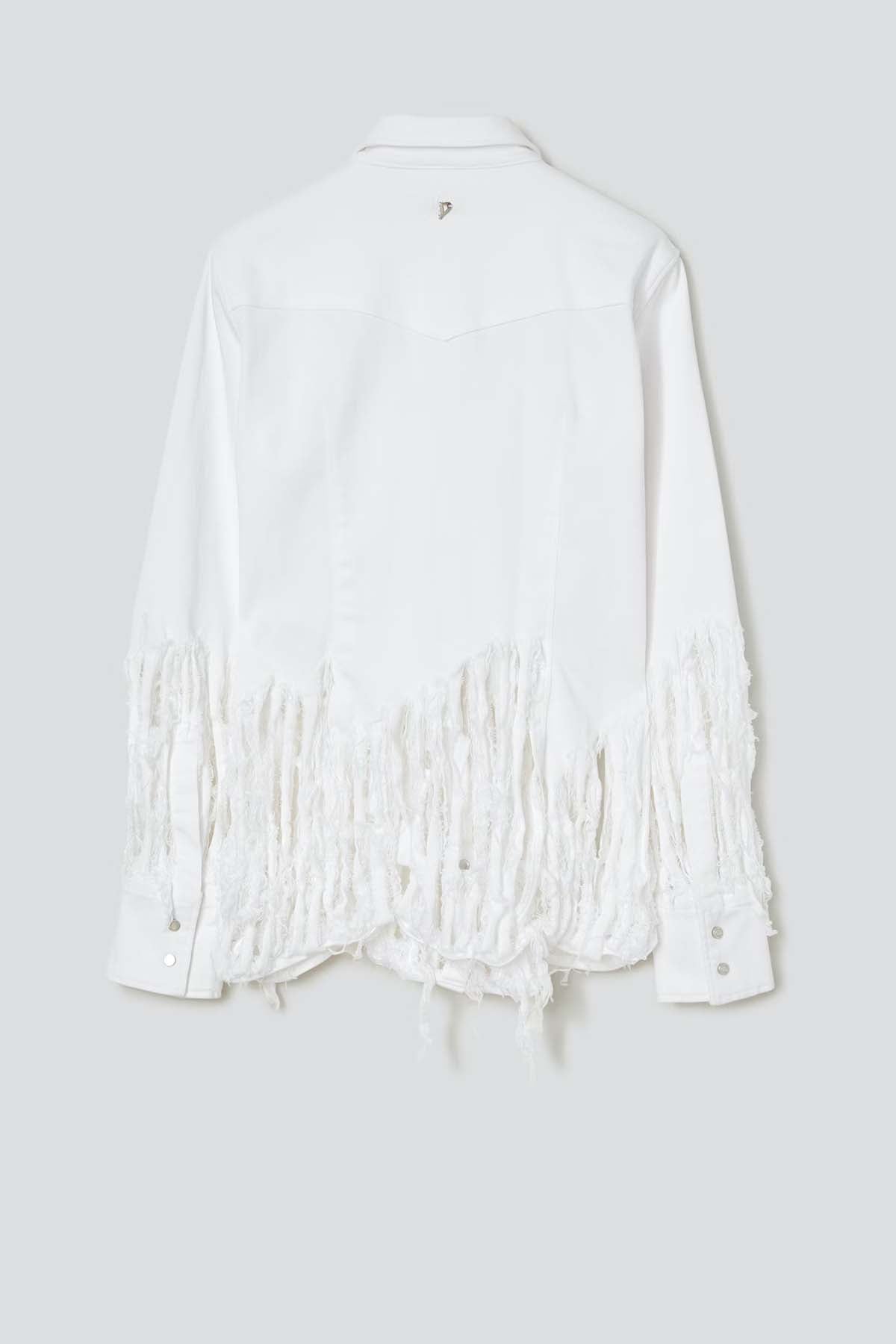 Dondup Yırtık Detaylı Gömlek Ceket-Libas Trendy Fashion Store