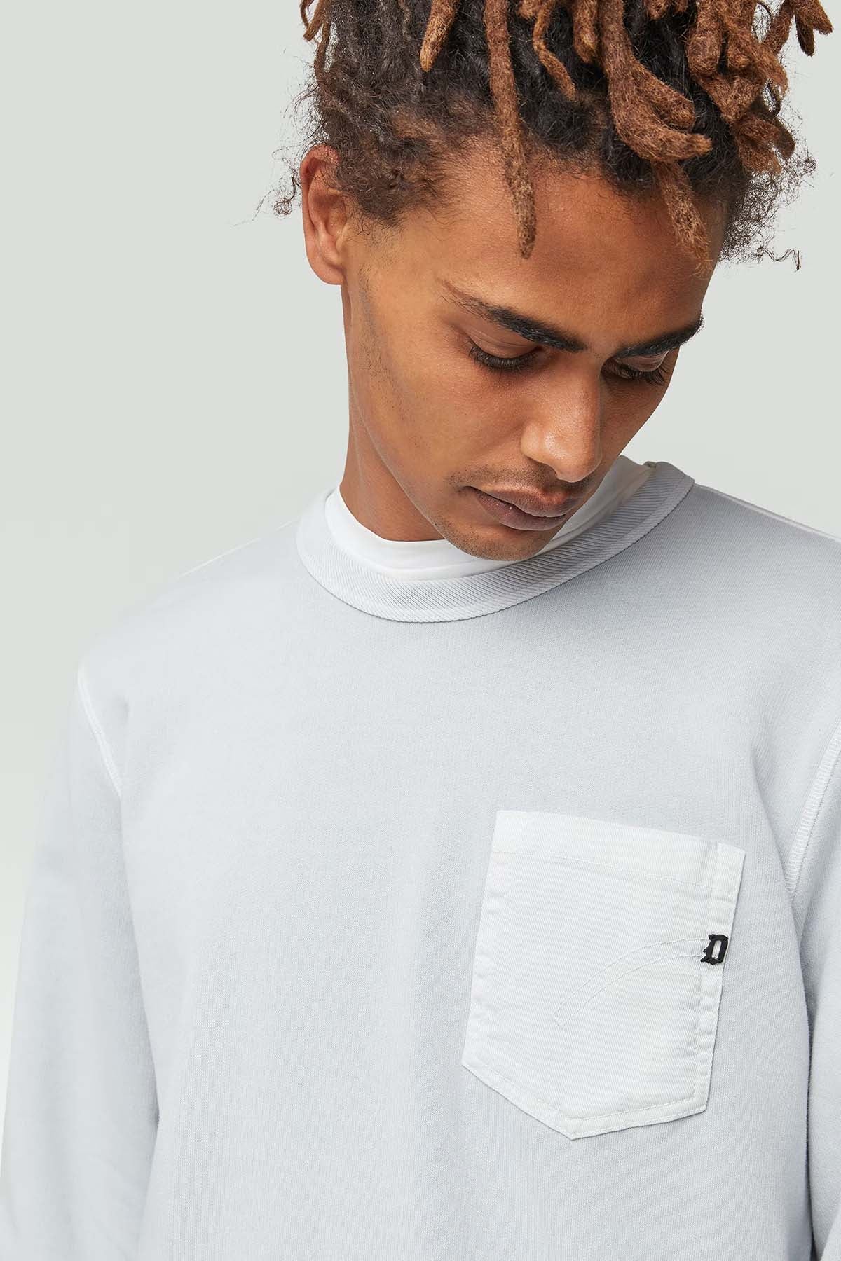 Dondup Yuvarlak Yaka Cep Detaylı Sweatshirt-Libas Trendy Fashion Store