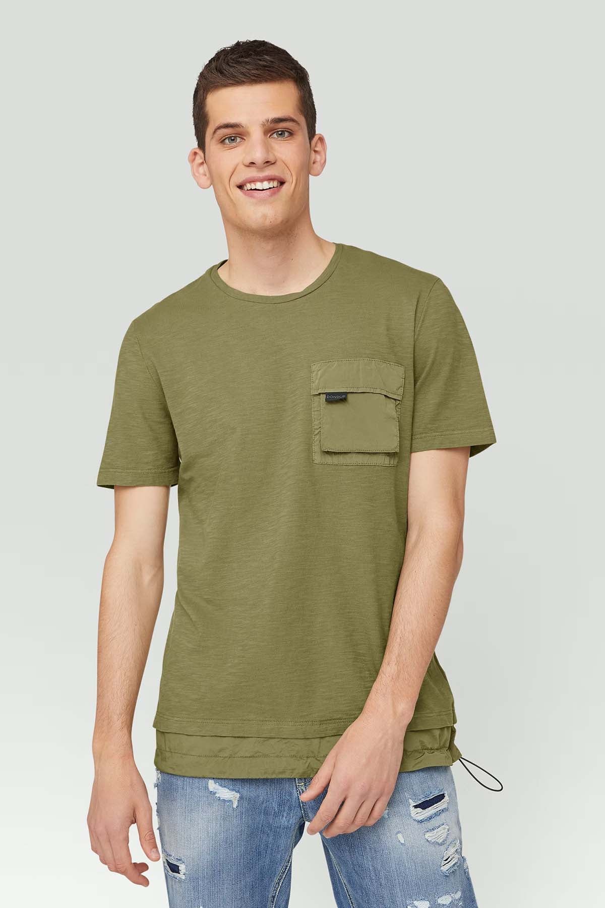 Dondup Cep Detaylı Etek Ucu Büzgülü T-shirt-Libas Trendy Fashion Store