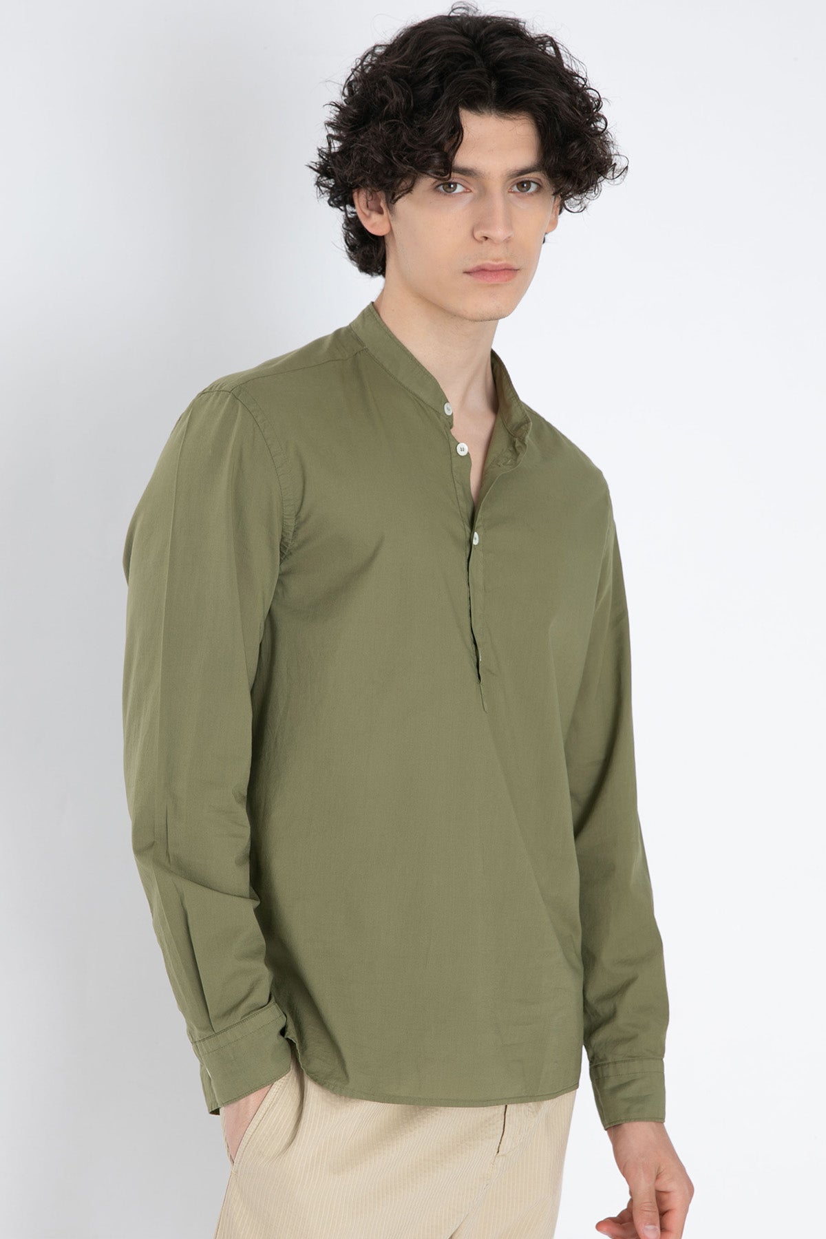 Dondup Hakim Yaka Yarım Patlı Gömlek-Libas Trendy Fashion Store