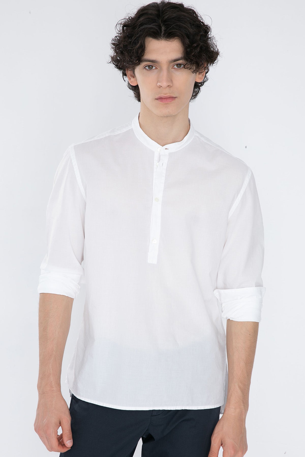 Dondup Hakim Yaka Yarım Patlı Gömlek-Libas Trendy Fashion Store