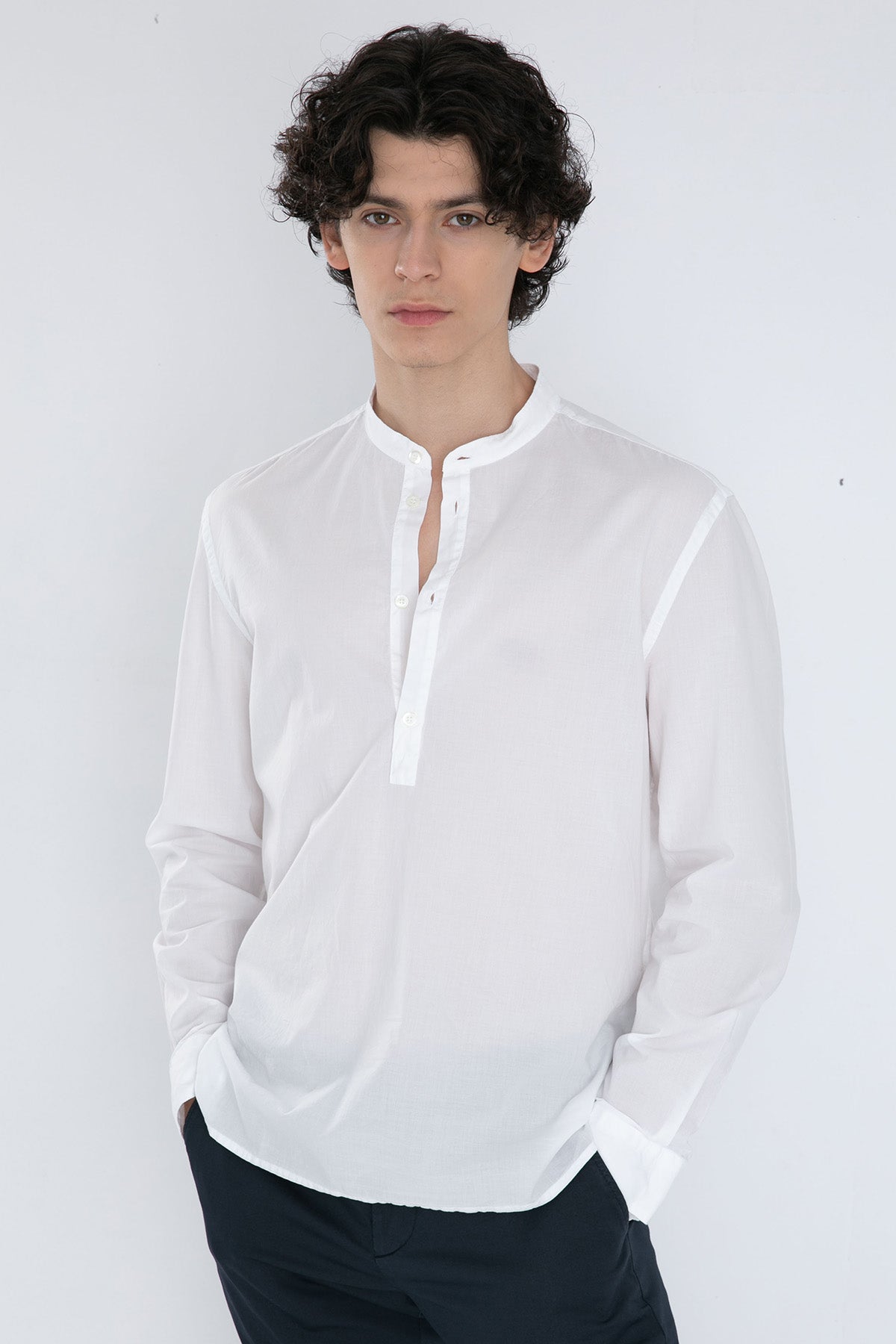 Dondup Hakim Yaka Yarım Patlı Gömlek-Libas Trendy Fashion Store