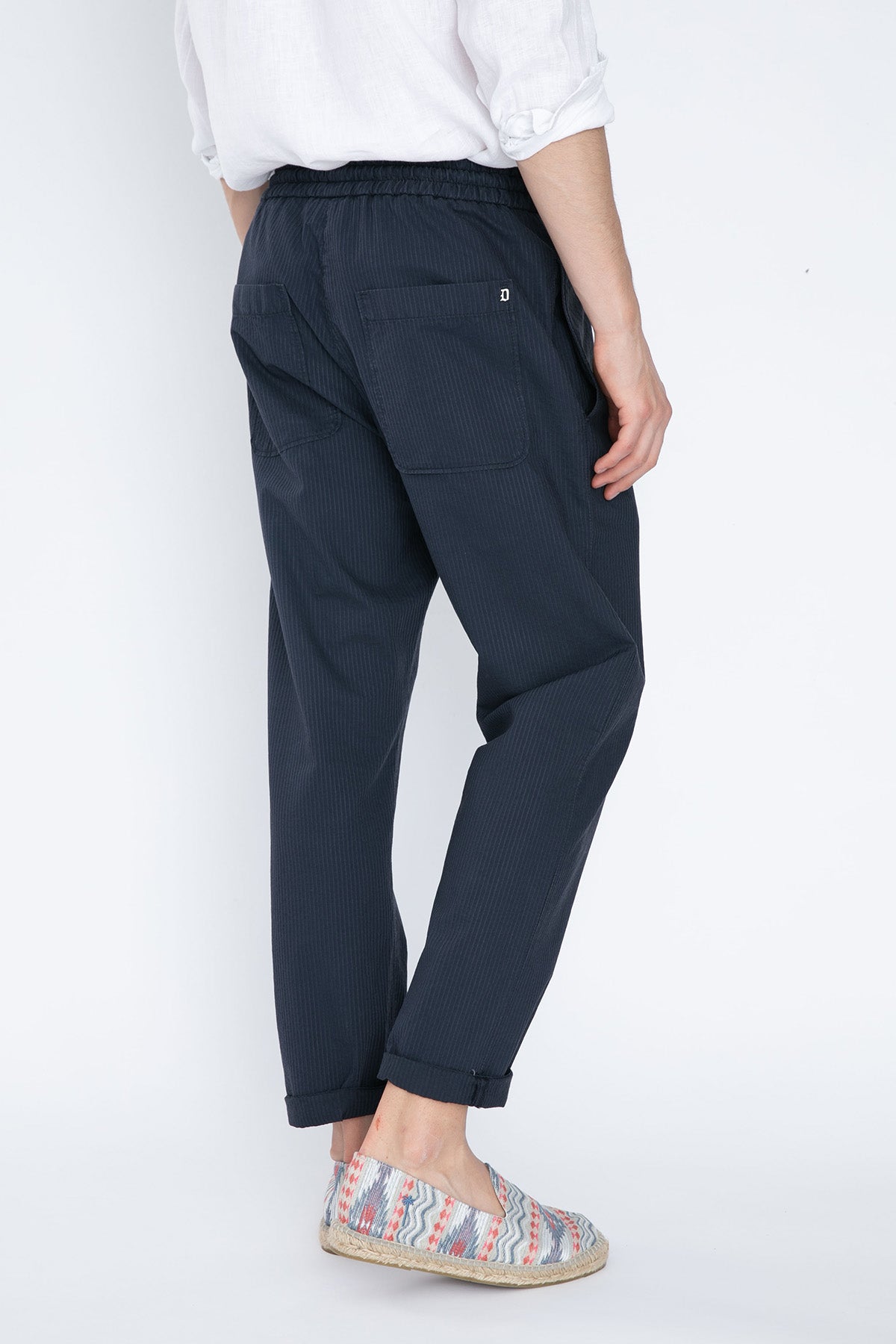 Dondup Beli Lastikli Çizgili Pantolon-Libas Trendy Fashion Store