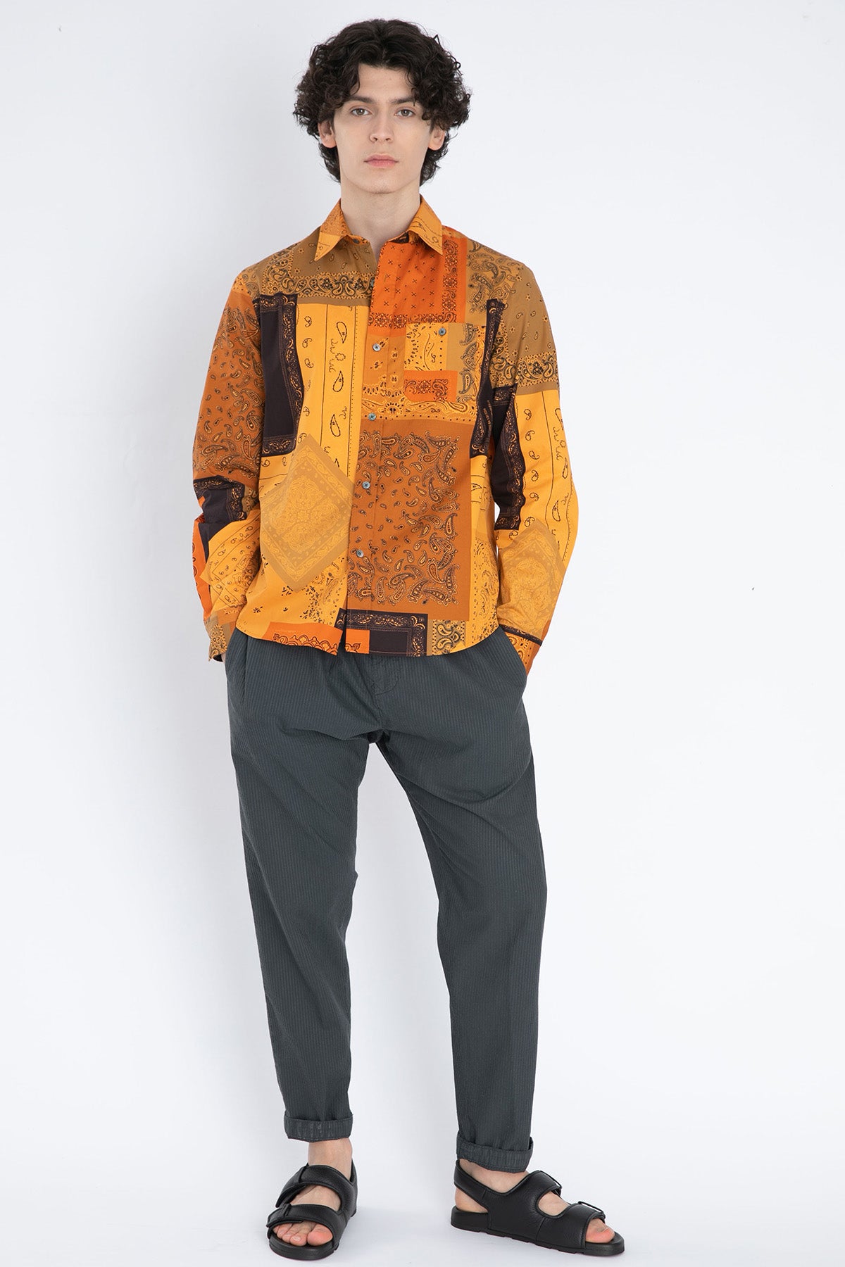 Dondup Beli Lastikli Çizgili Pantolon-Libas Trendy Fashion Store